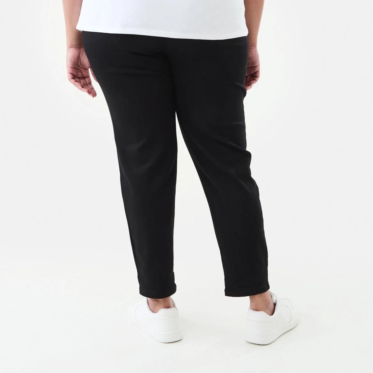 3 Curve Denim Joggers Black, 3 of 5