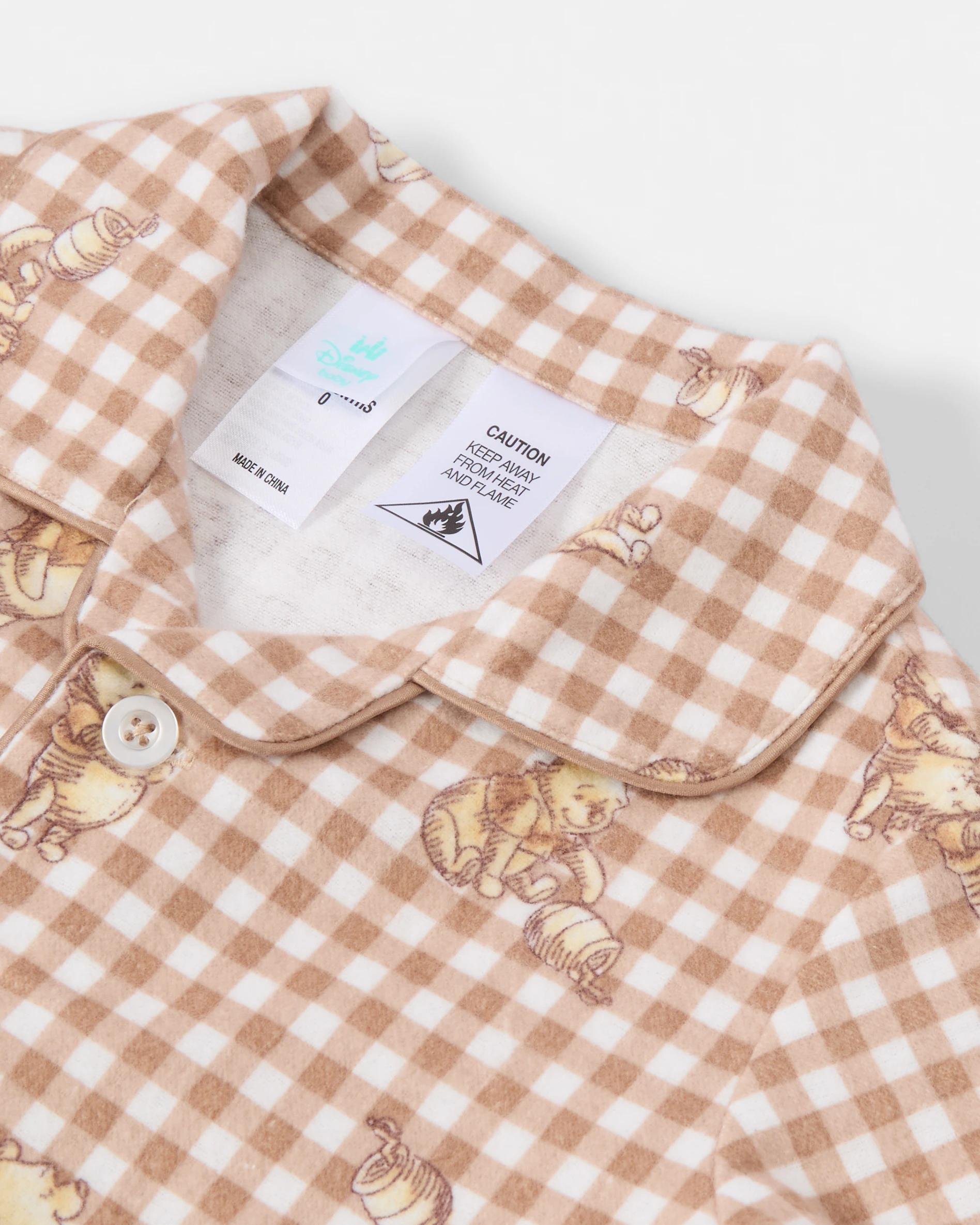 5 Winnie The Pooh License Flannelette Pyjama Set Winnie, 5 of 7