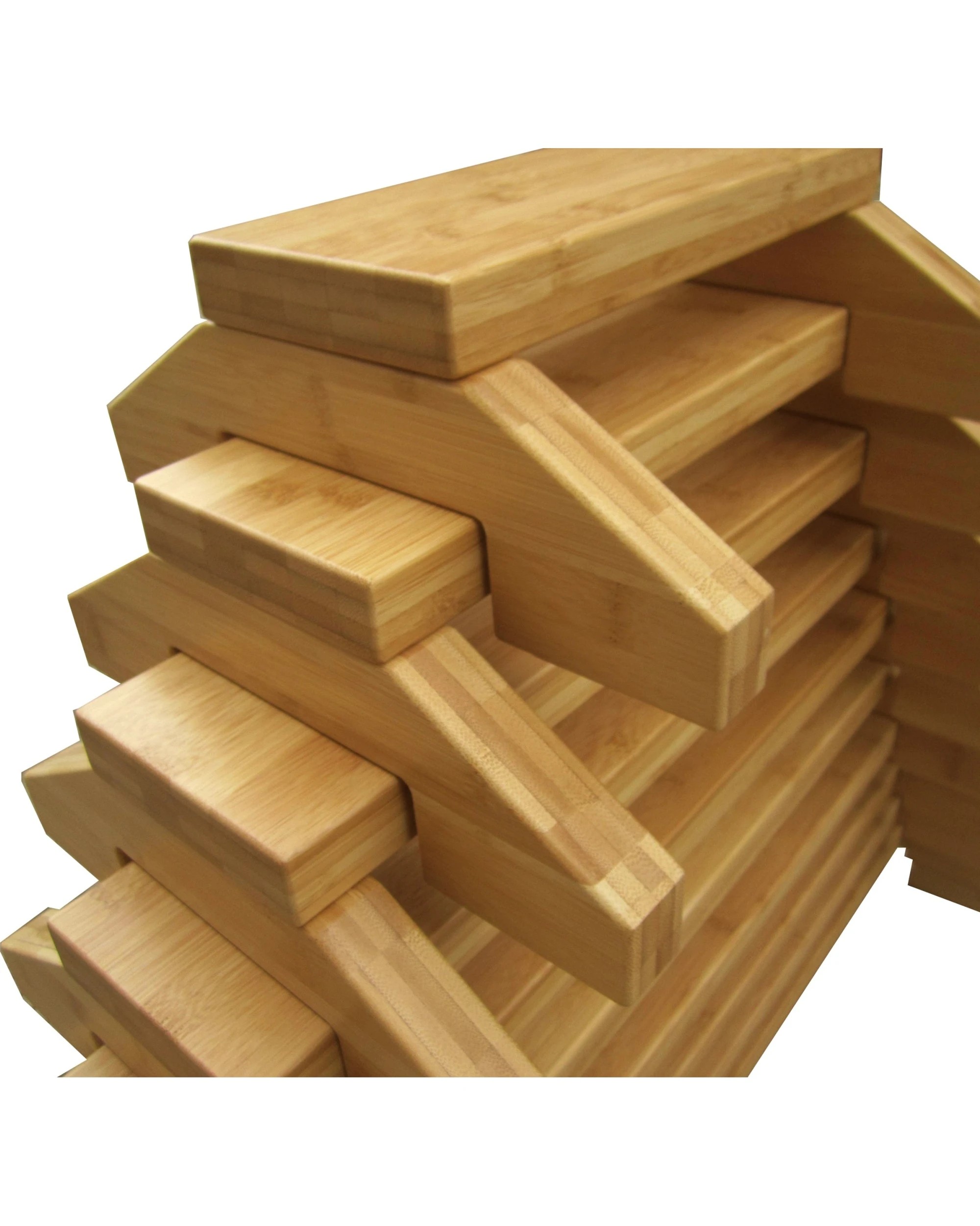 2 Educationall 9pc Bamboo Balance Beams Set Sustainable Gross Motor Skills - Natural, 2 of 3