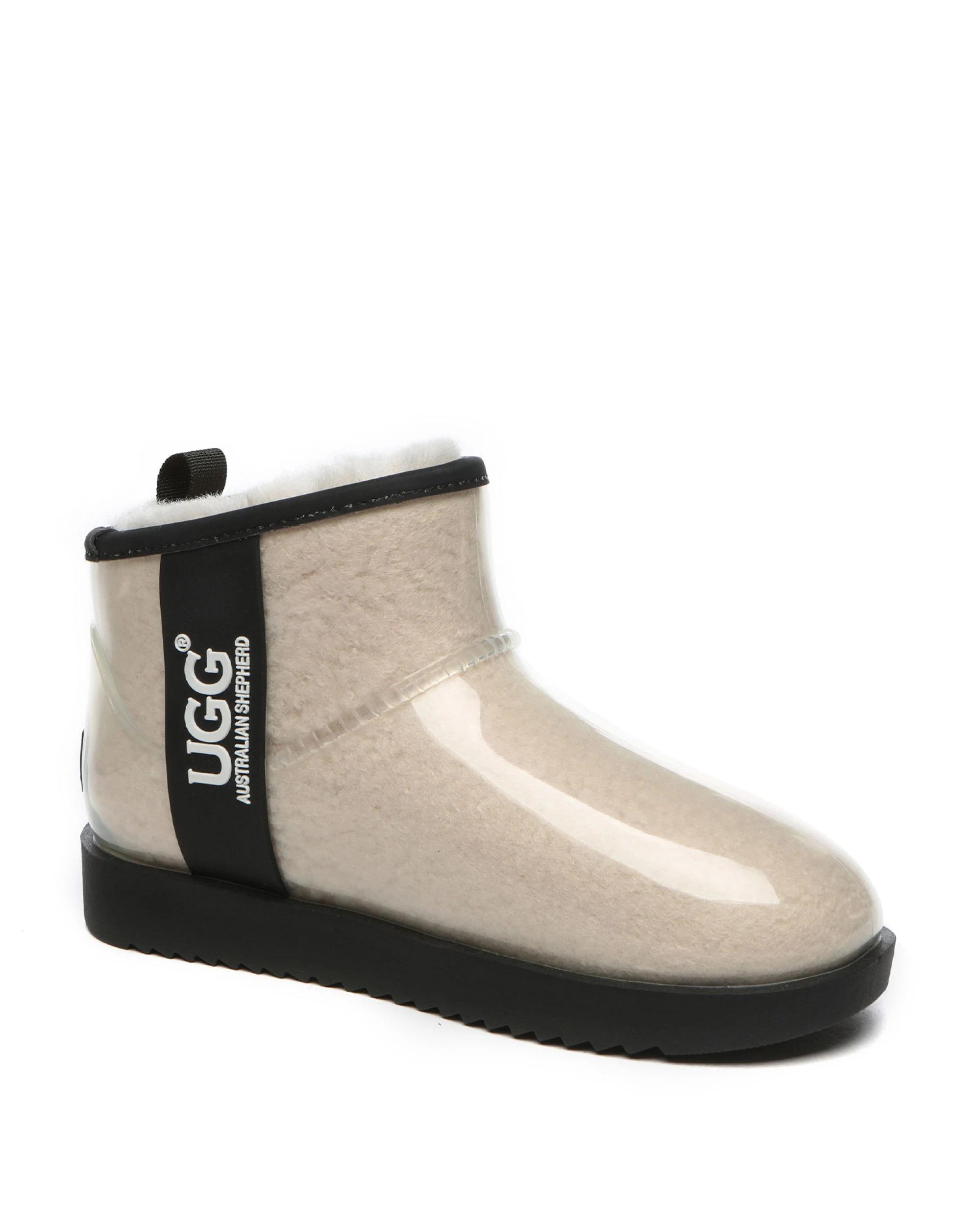 2 Australian Shepherd UGG Womens Coated Mini Waterproof Boots NATURAL, 2 of 5