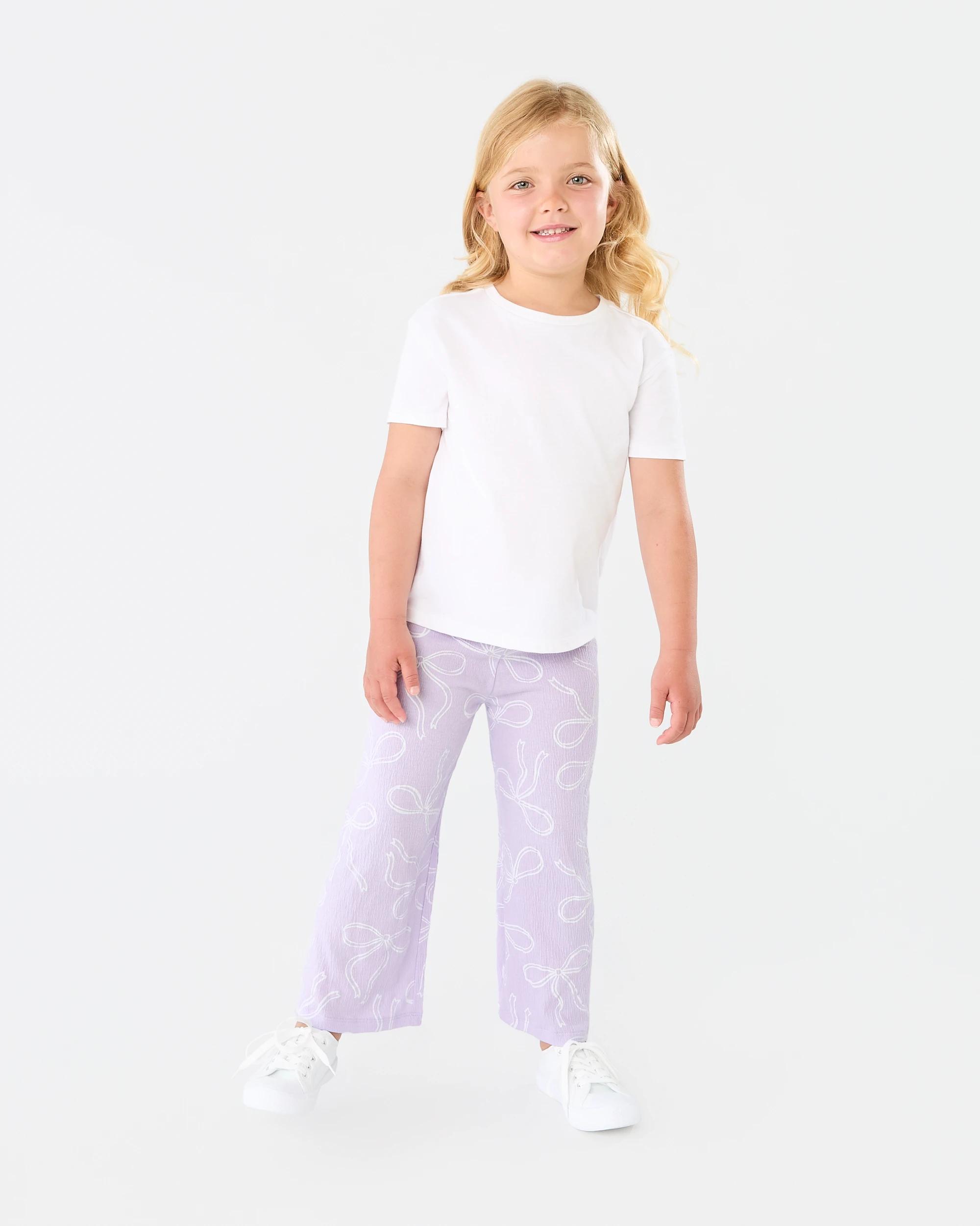 5 Wide Leg Crinkle Pants Pur Bow, 5 of 6