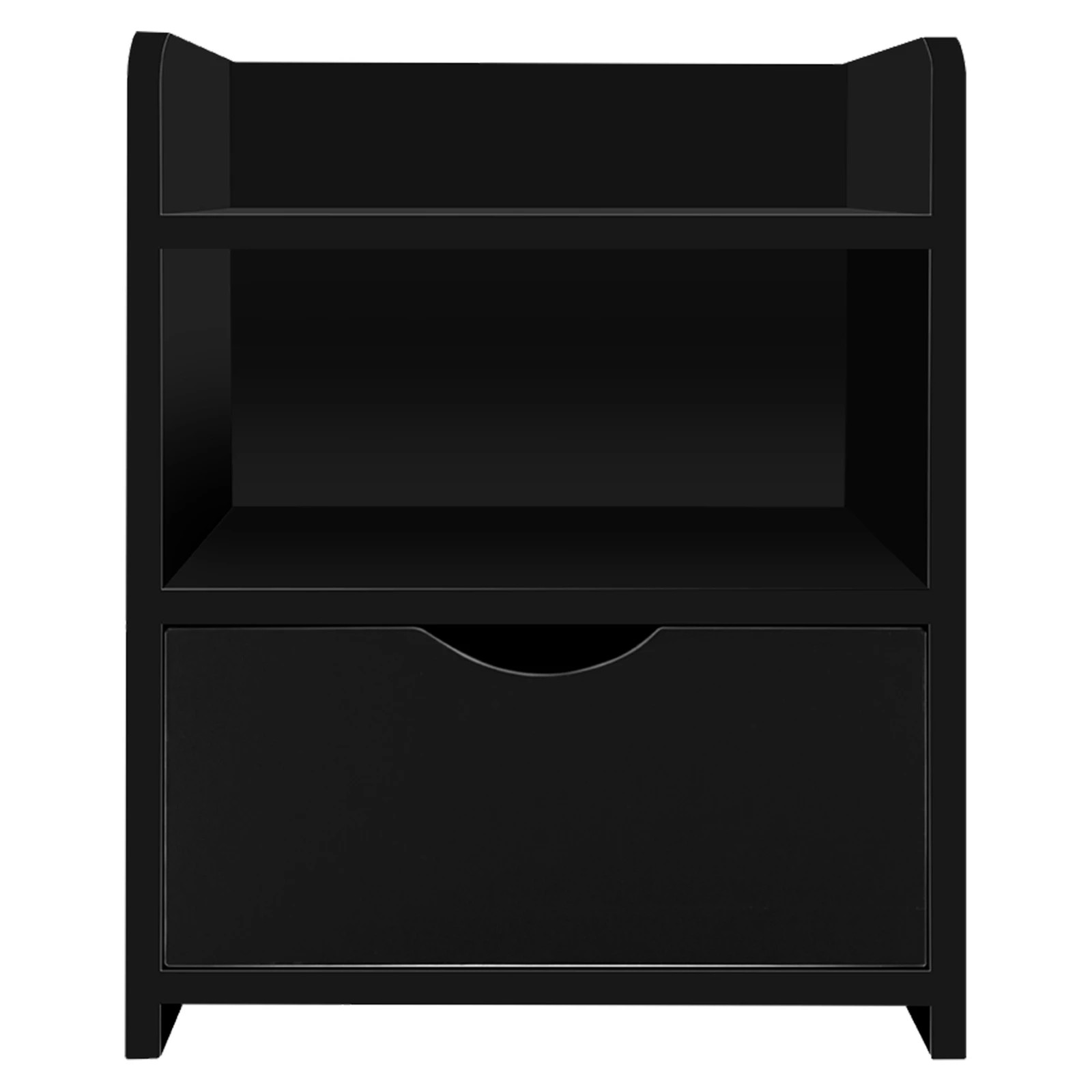 4 Alfordson 2x Bedside Table Nightstand Storage Cabinet Side End Drawers - Black, 4 of 6