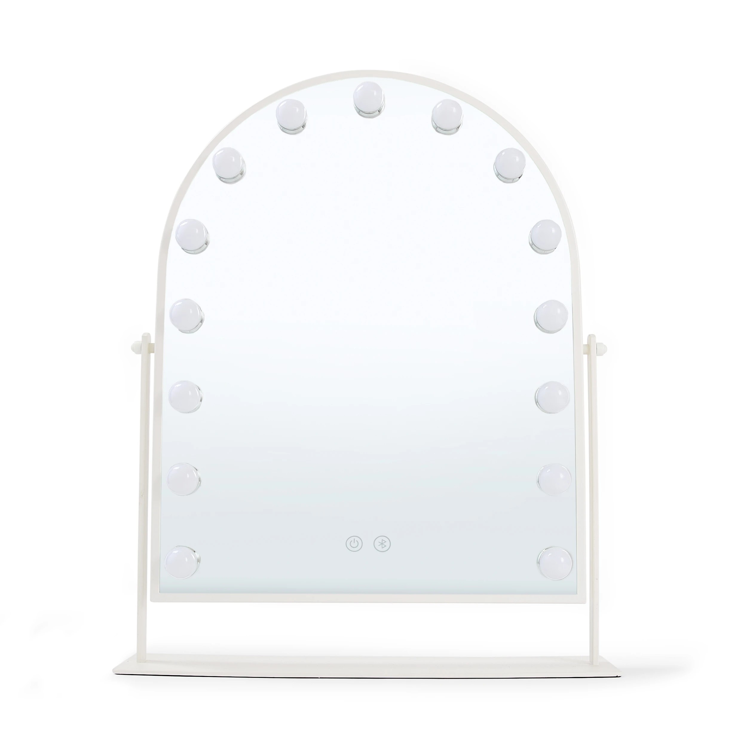 4 Bluetooth Arch LED Mirror - White, 4 of 10