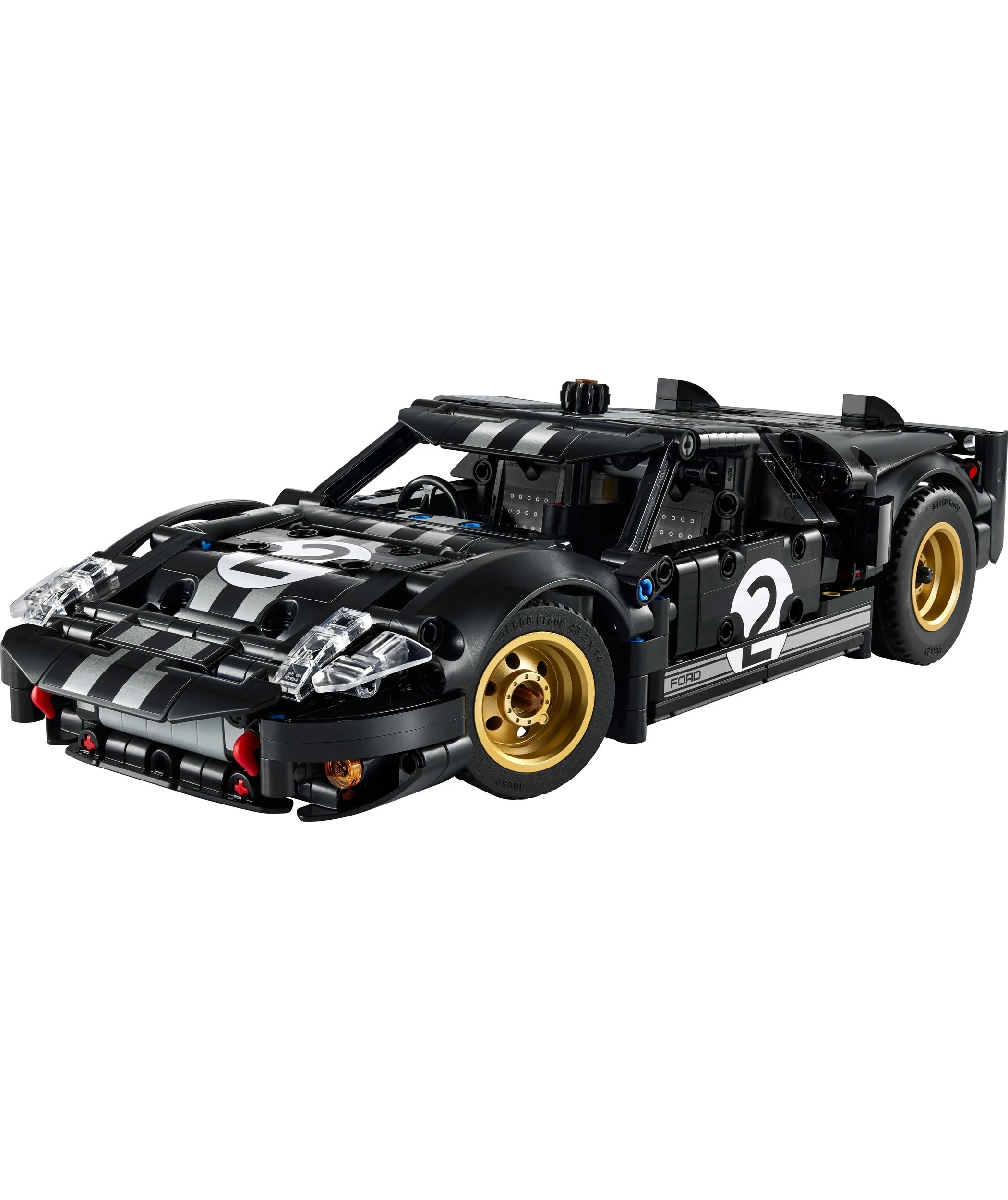 2 LEGO Technic 1966 Ford GT40 MKII Race Car 42223, 2 of 10
