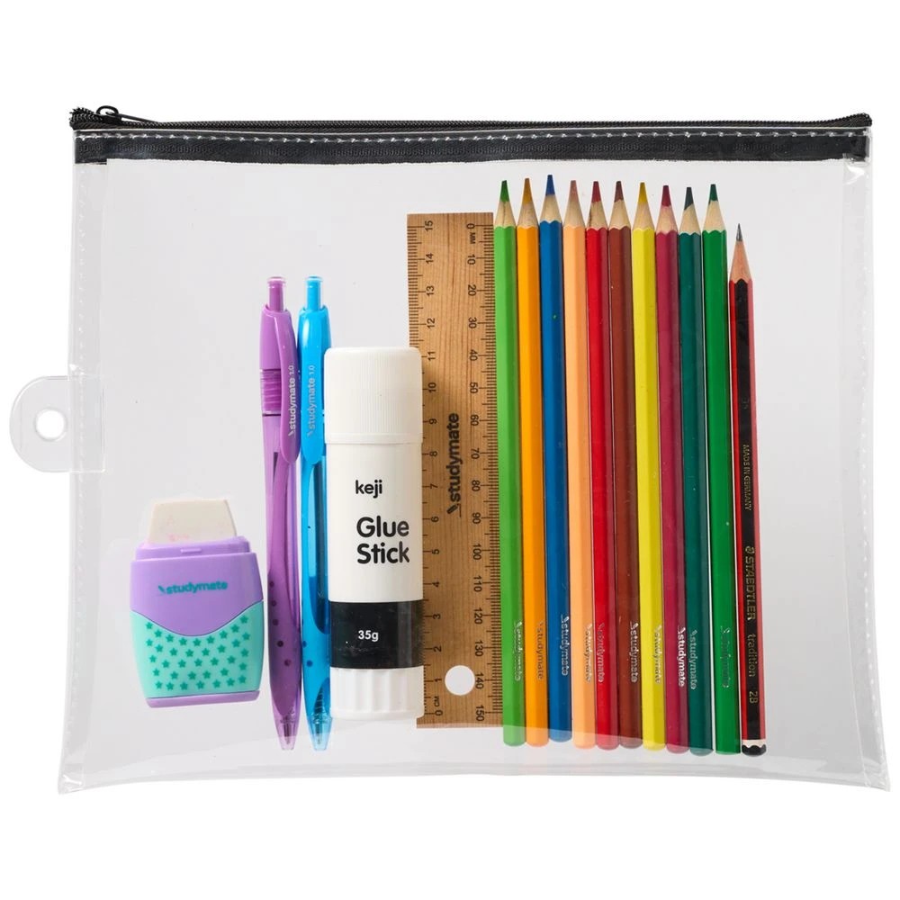 2 Studymate Pencil Case Clear 250 x 208 mm, 2 of 2