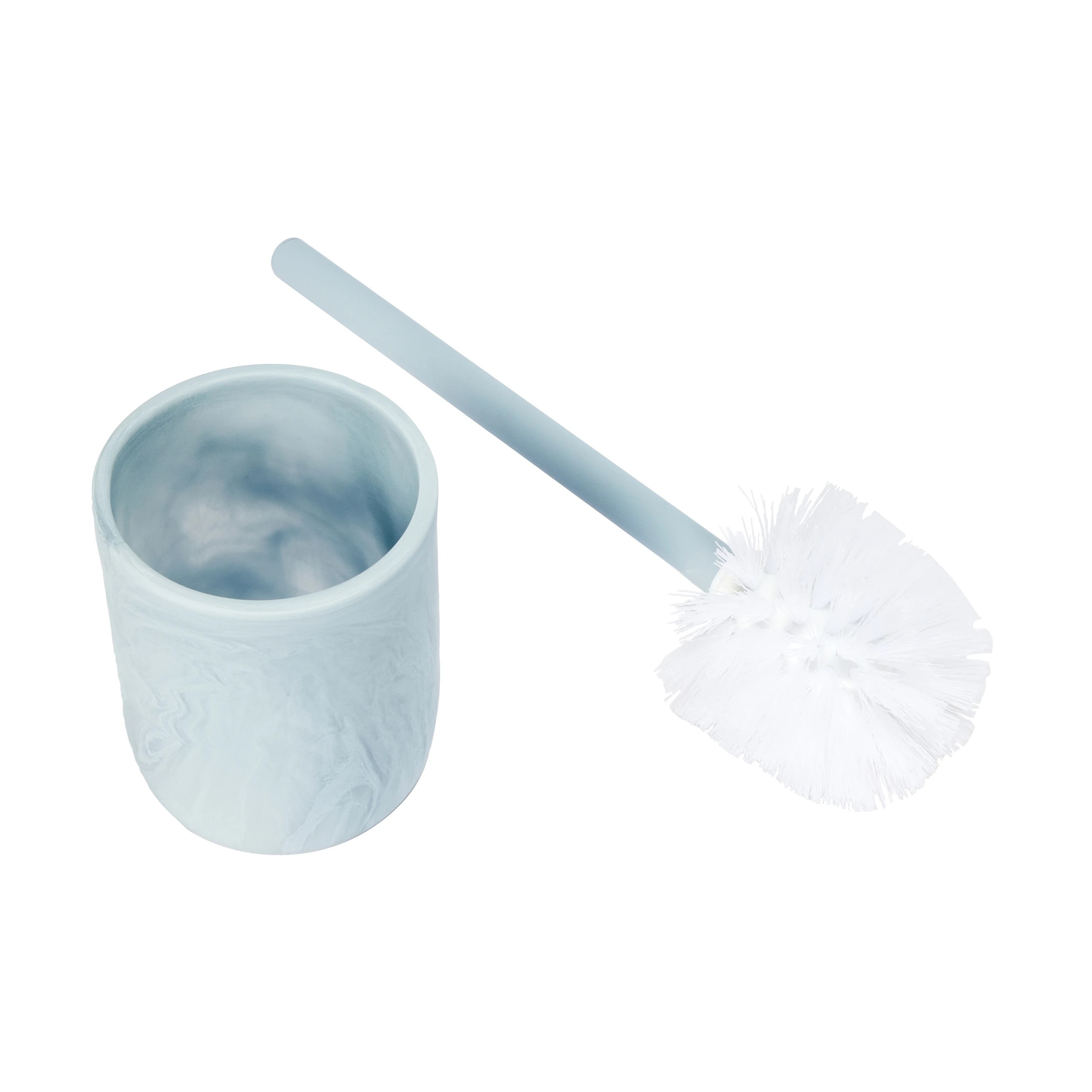 3 Resin Toilet Brush - Blue, 3 of 6