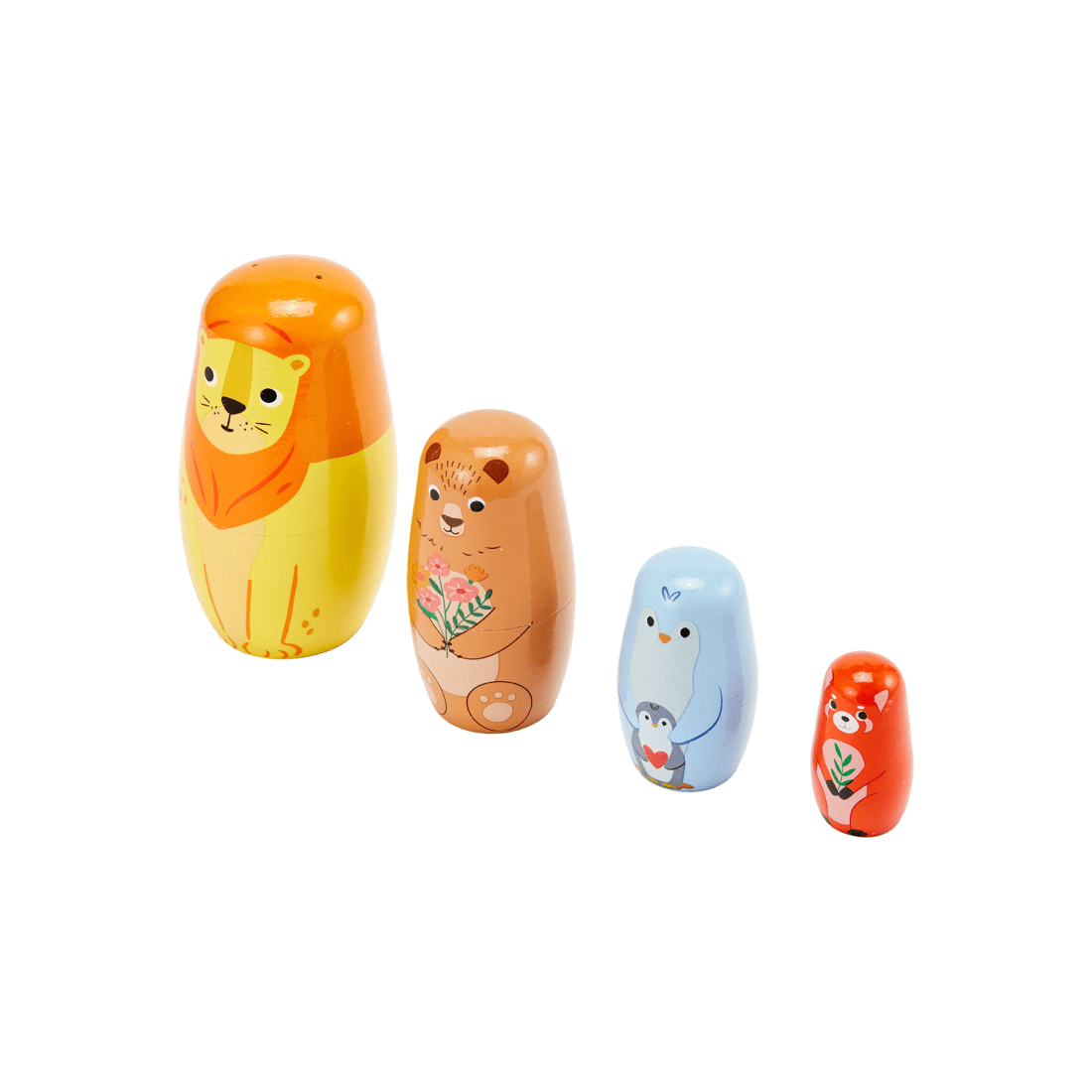 2 4 Piece Nesting Animals, 2 of 9