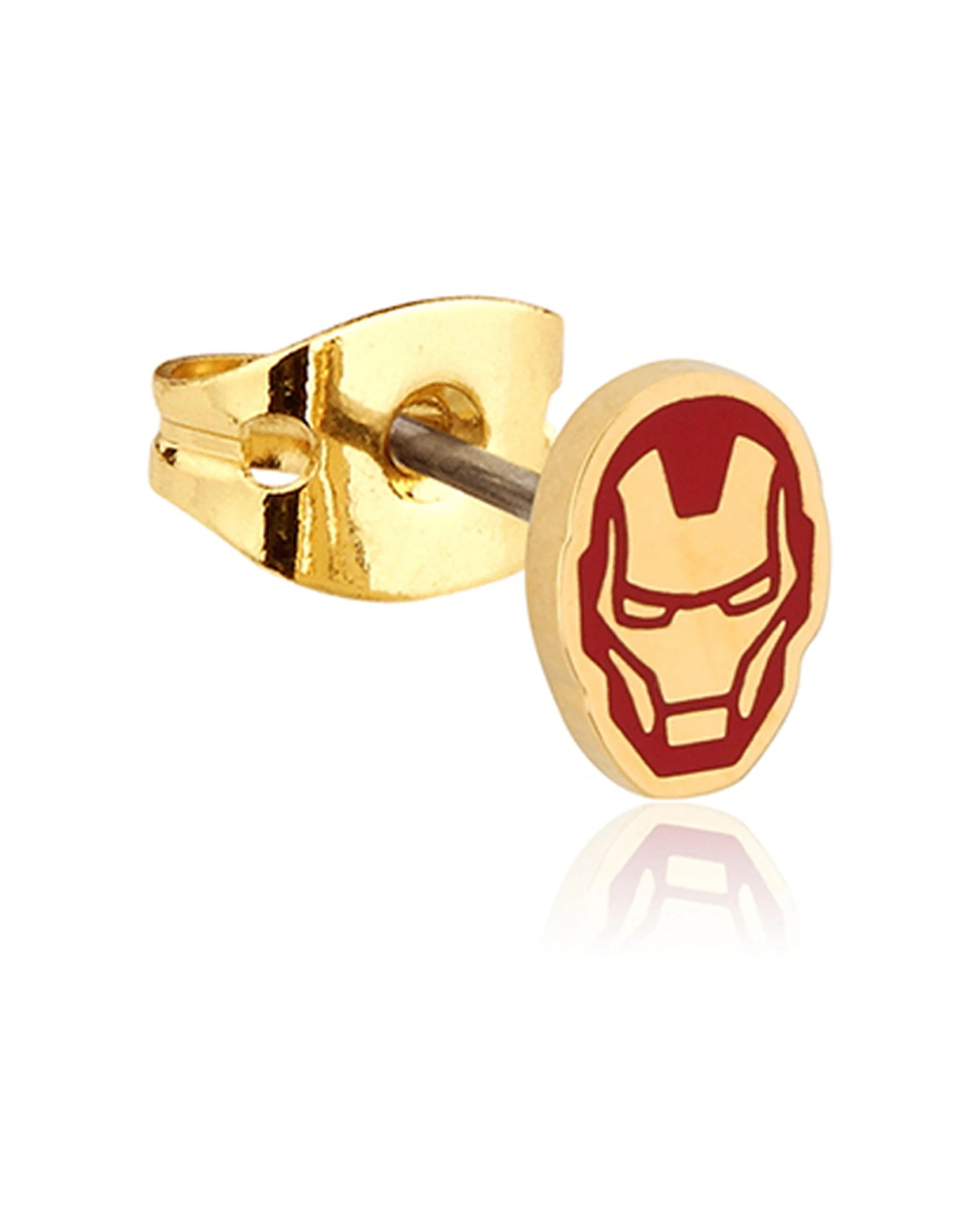 2 Couture Kingdom Ecc Marvel Iron Man Stainless Steel Stud Earrings 12mm - Multi, 2 of 3