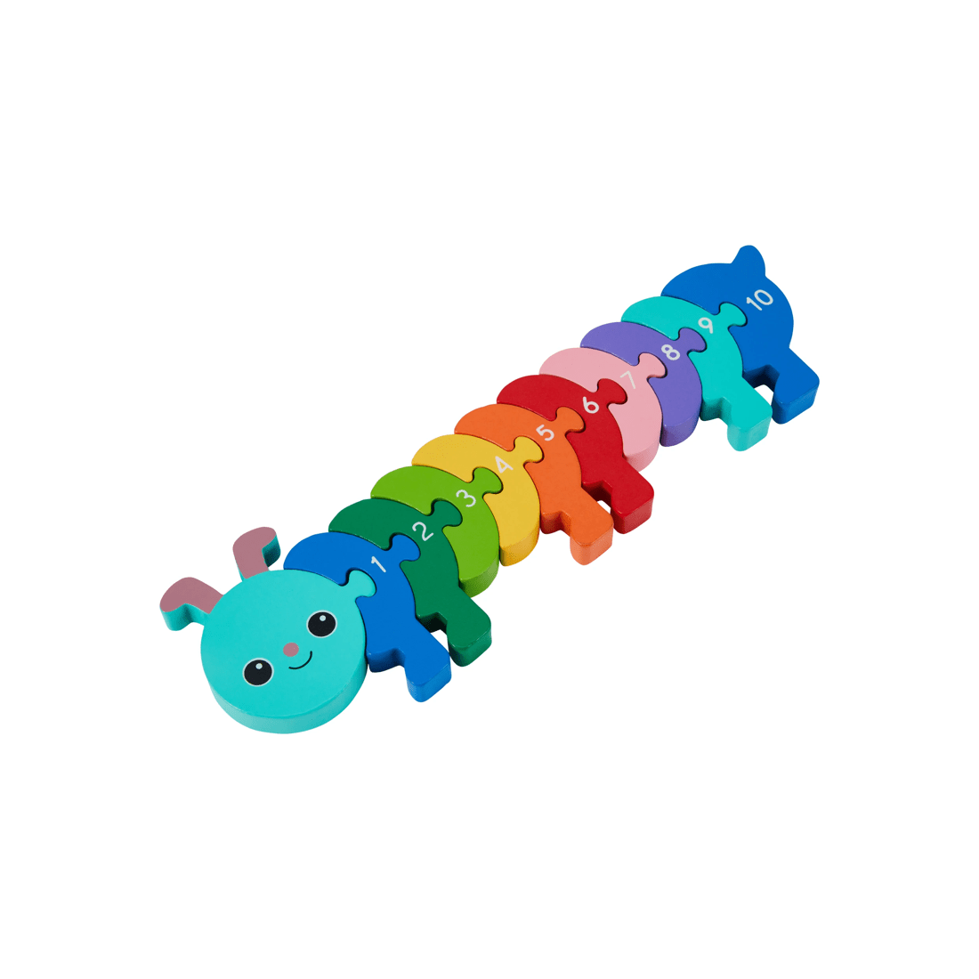 3 Wooden Counting Rainbow Animal - Assorted, 3 of 8
