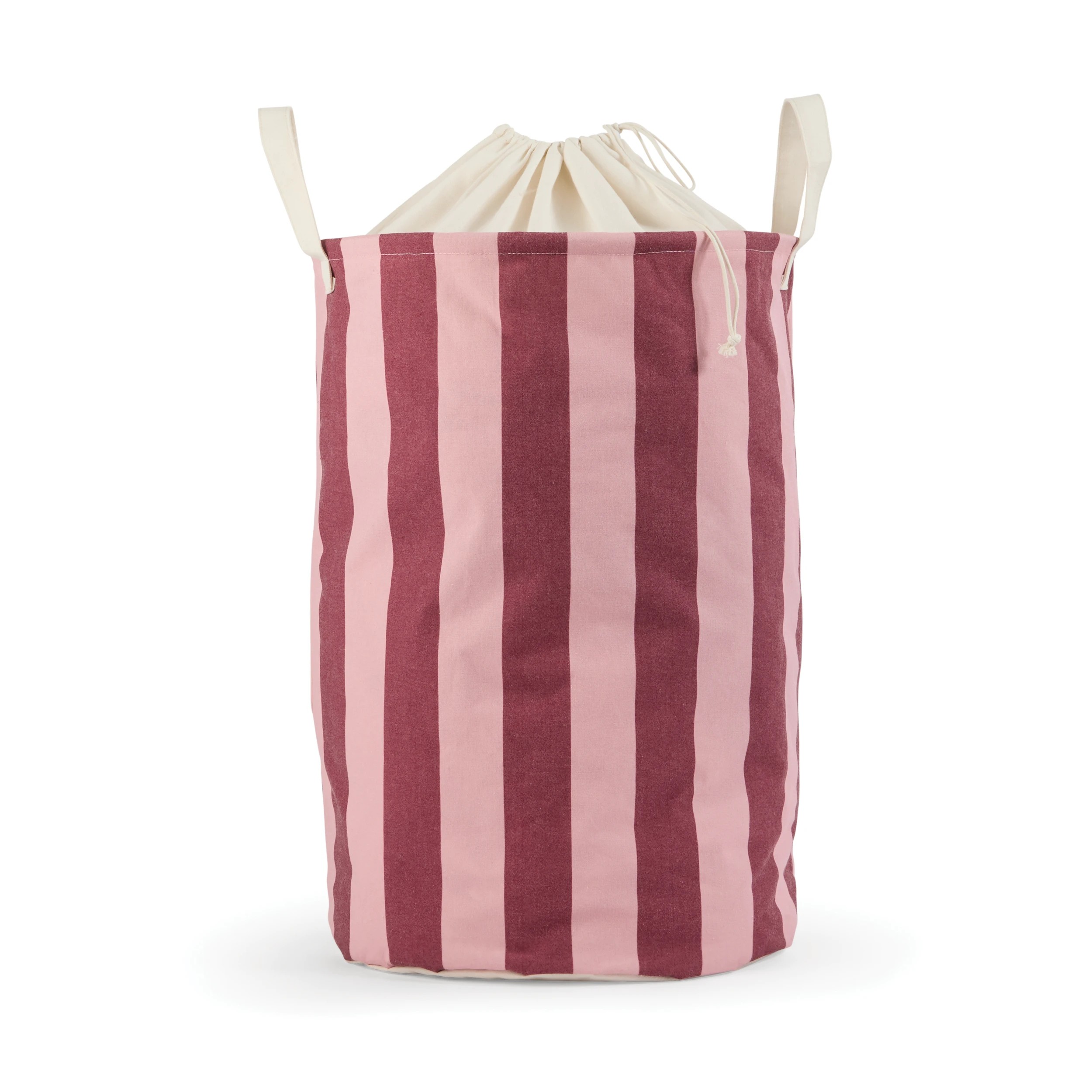 1 Striped Pop Up Laundry Hamper - Red and Pink, 1 of 9