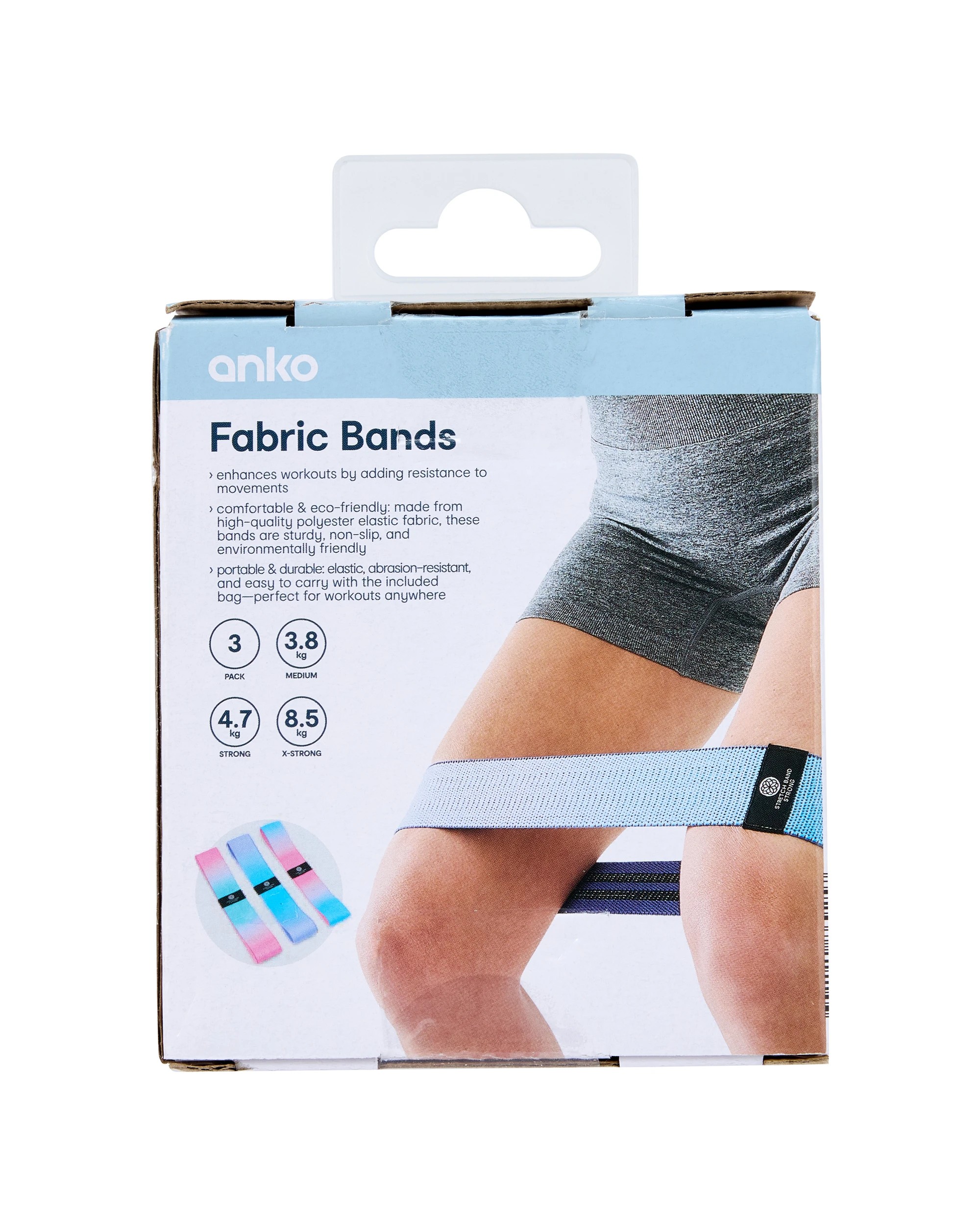 10 3 Pack Fabric Resistance Bands, 10 of 10