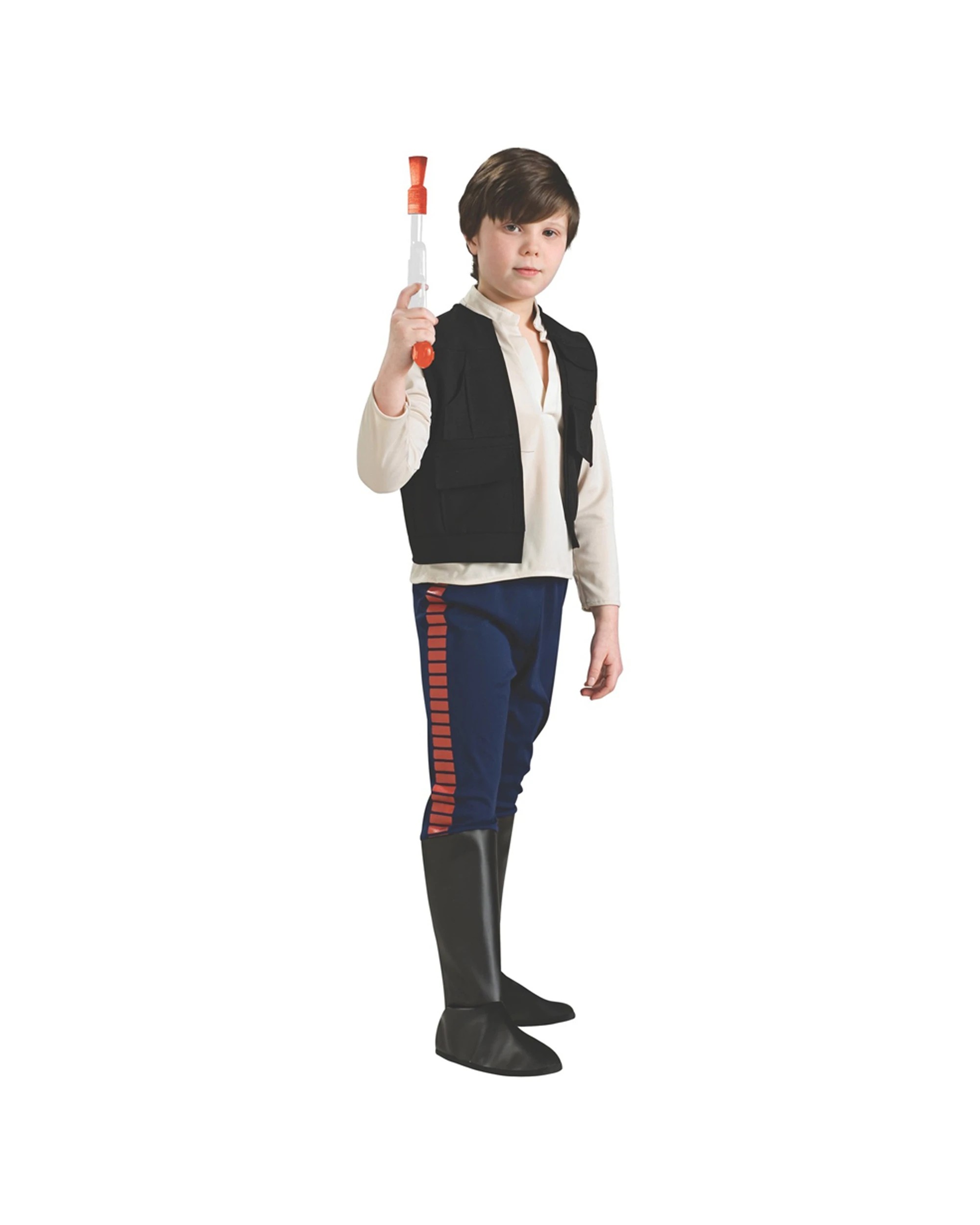 1 Star Wars Han Solo Shirt Pants Classic Kids Costume Size L - Multi, 1 of 3