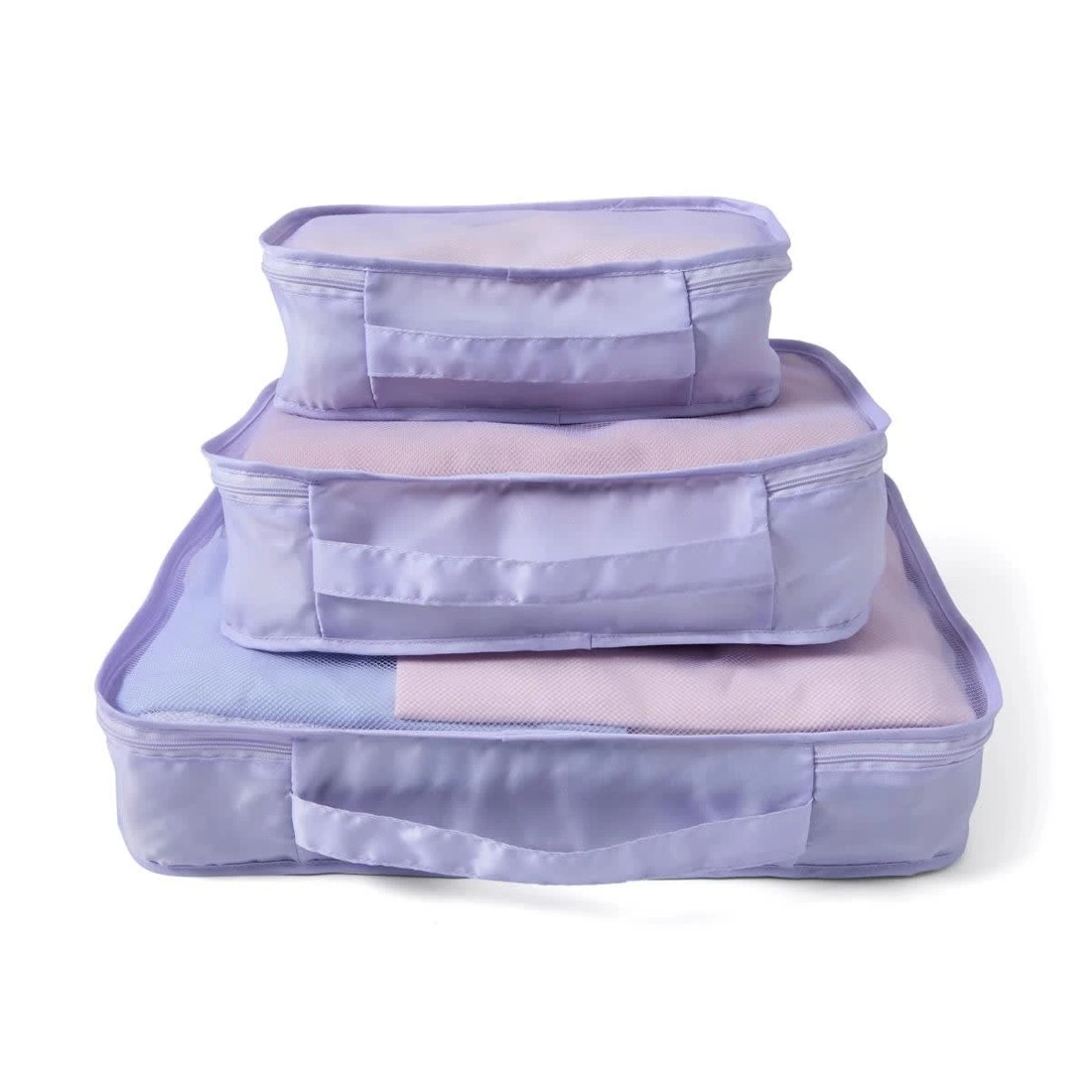 2 3 Piece Packing Cube - Lilac, 2 of 8