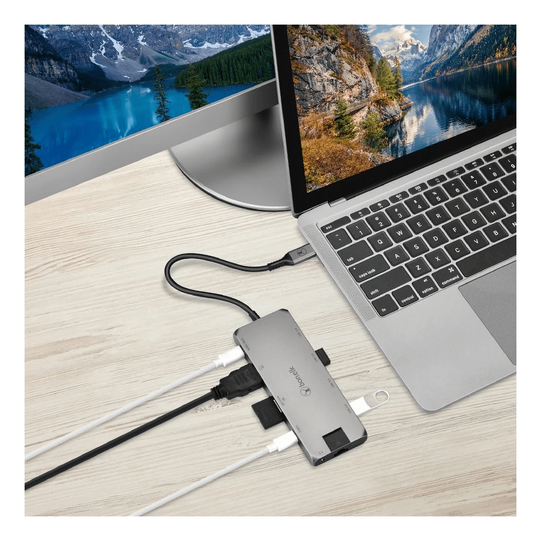 6 Bonelk Long-Life USB-C 11-in-1 Multiport Hub Space Grey, 6 of 7