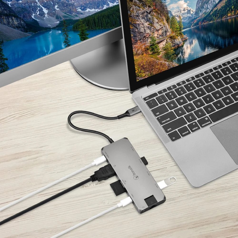 6 Bonelk Long-Life USB-C 11-in-1 Multiport Hub Space Grey, 6 of 7