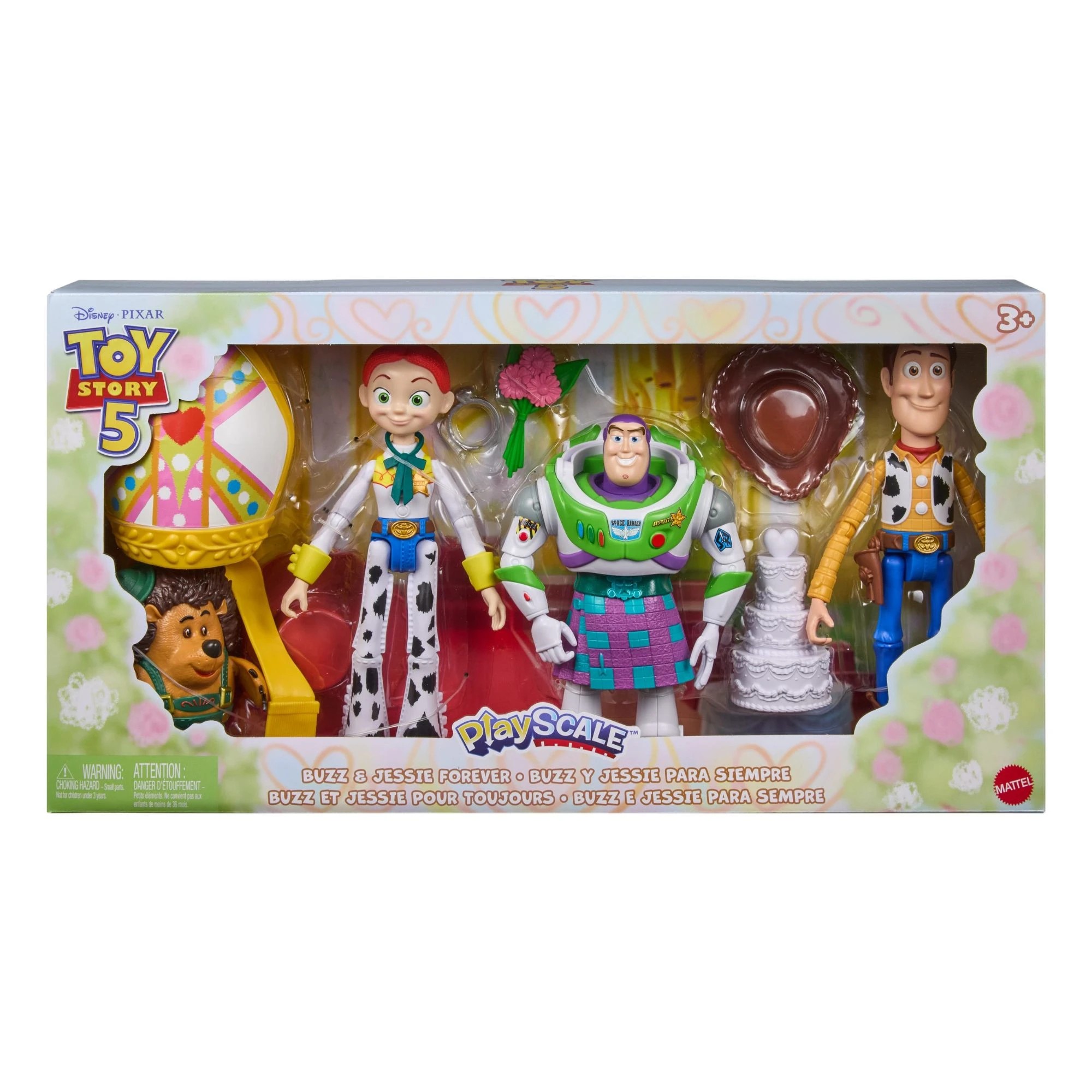 2 4 Pack Disney and Pixar Toy Story 5 Buzz & Jessie Forever Play Scale Figure, 2 of 5
