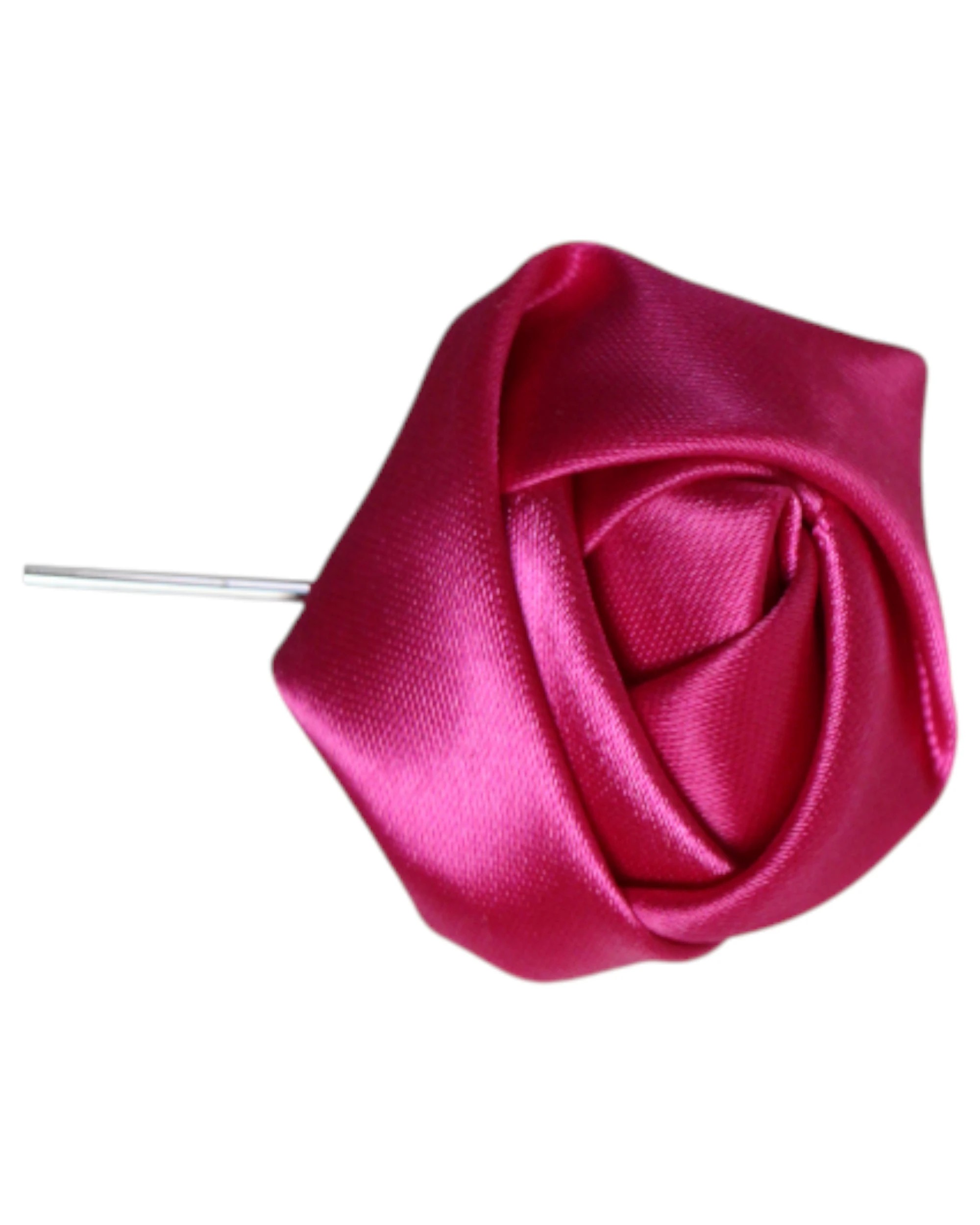 3 Zasel Womens Hot Pink Rose Flower Suit Blazer Jacket Lapel Pin - Multi, 3 of 3