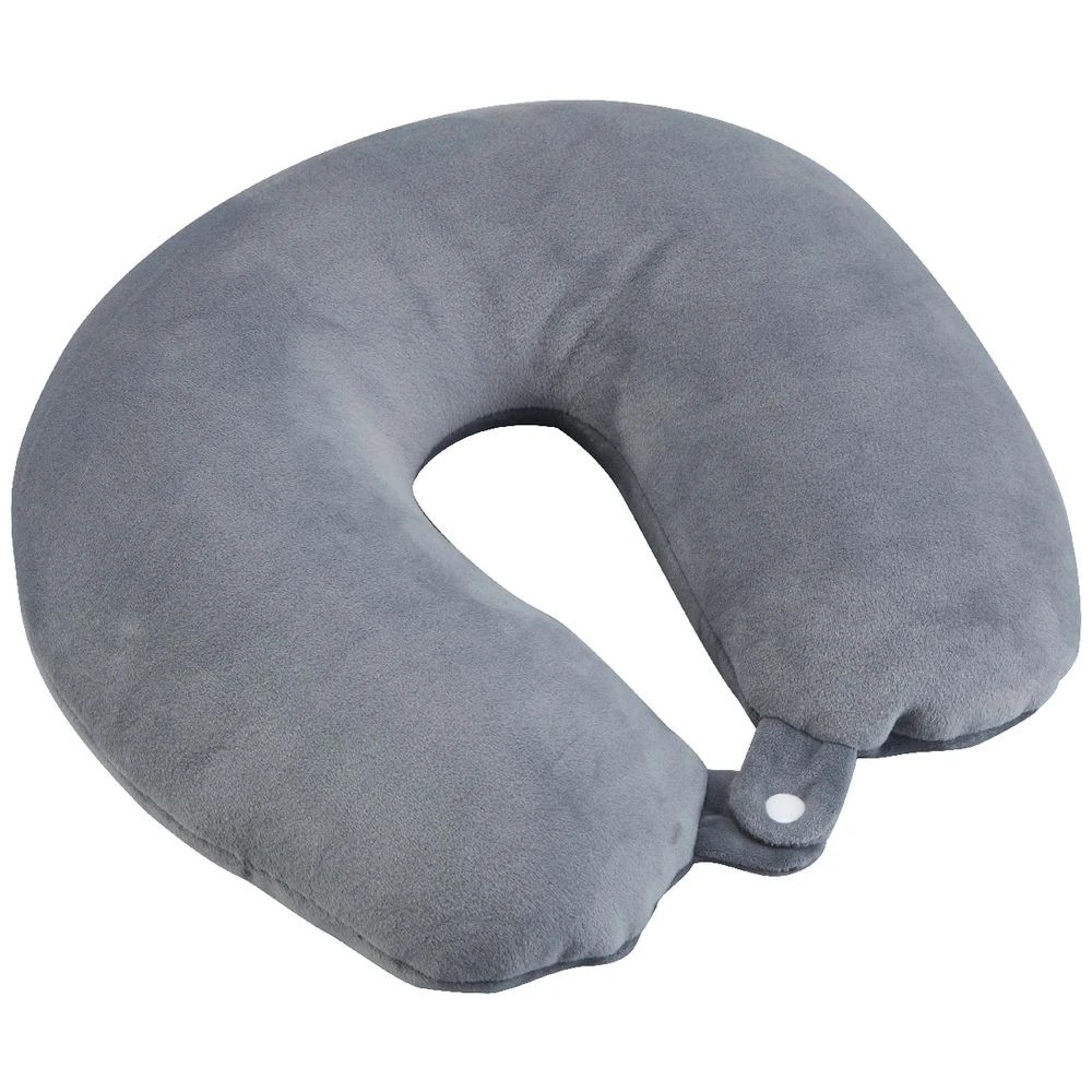 4 J.Burrows Padded Neck Pillow Grey, 4 of 4