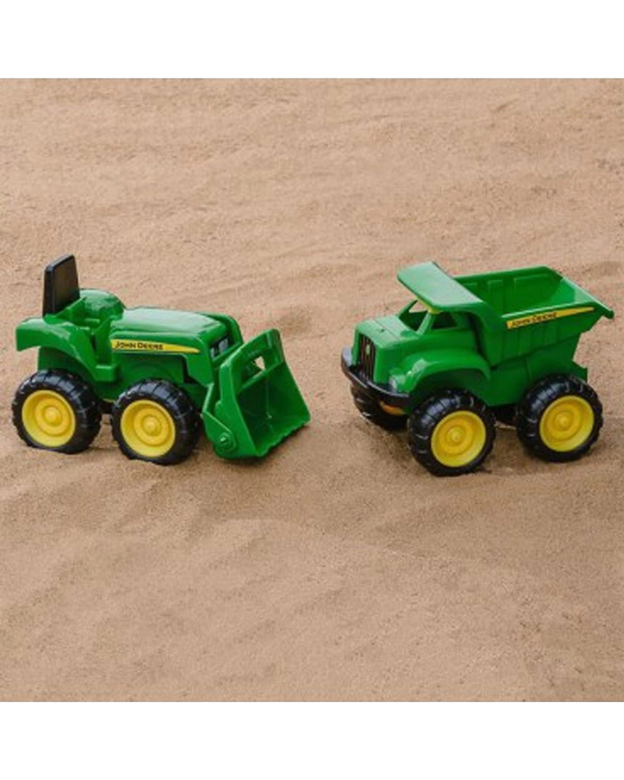 2 John Deere 15cm Kids Sandbox Vehicle 2 Years Plus Tractor With Dump Truck - Green, 2 of 3