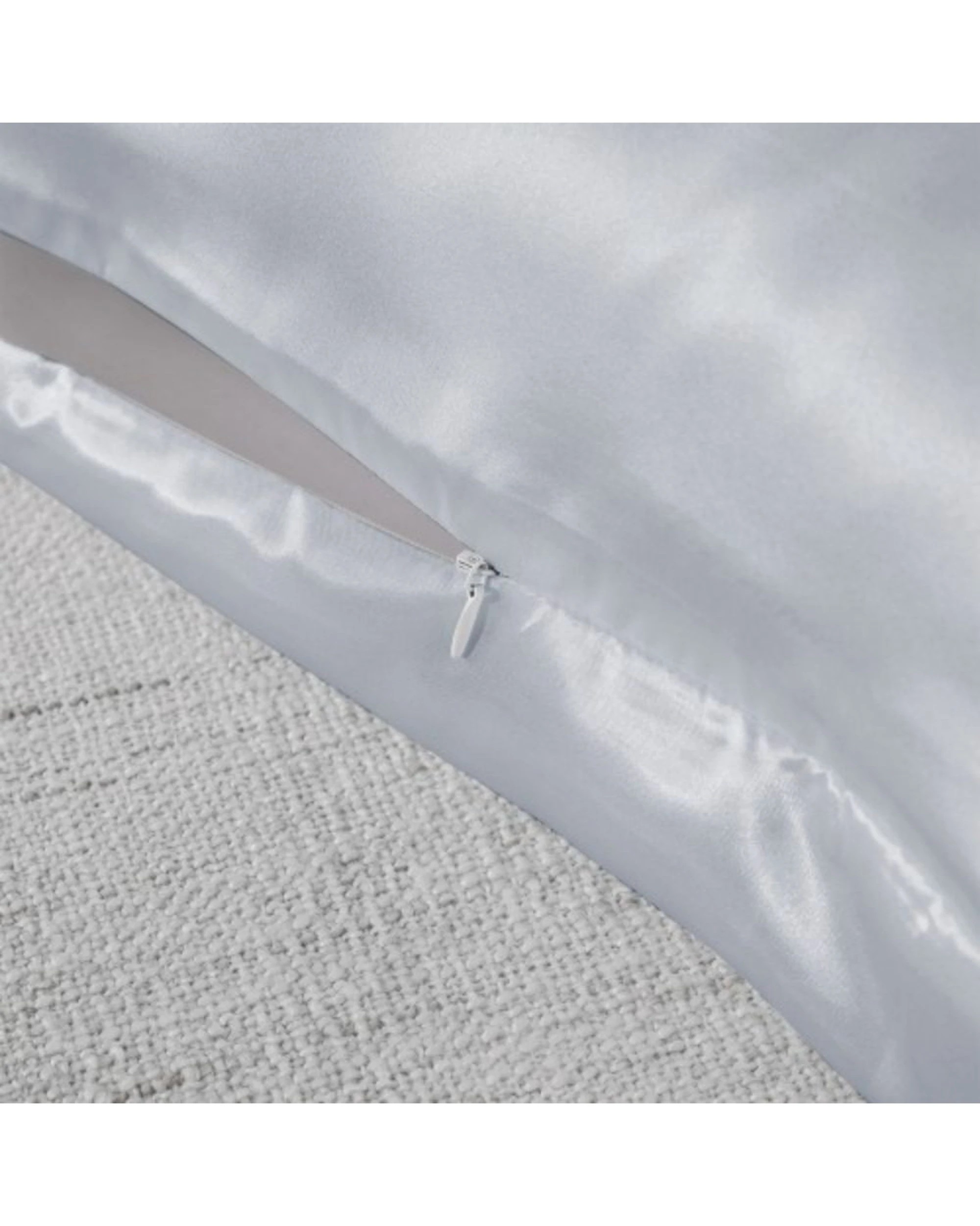 4 Royal Comfort 2PK Pure Silk Pillowcase Twin Pack 51x76cm - Silver, 4 of 4