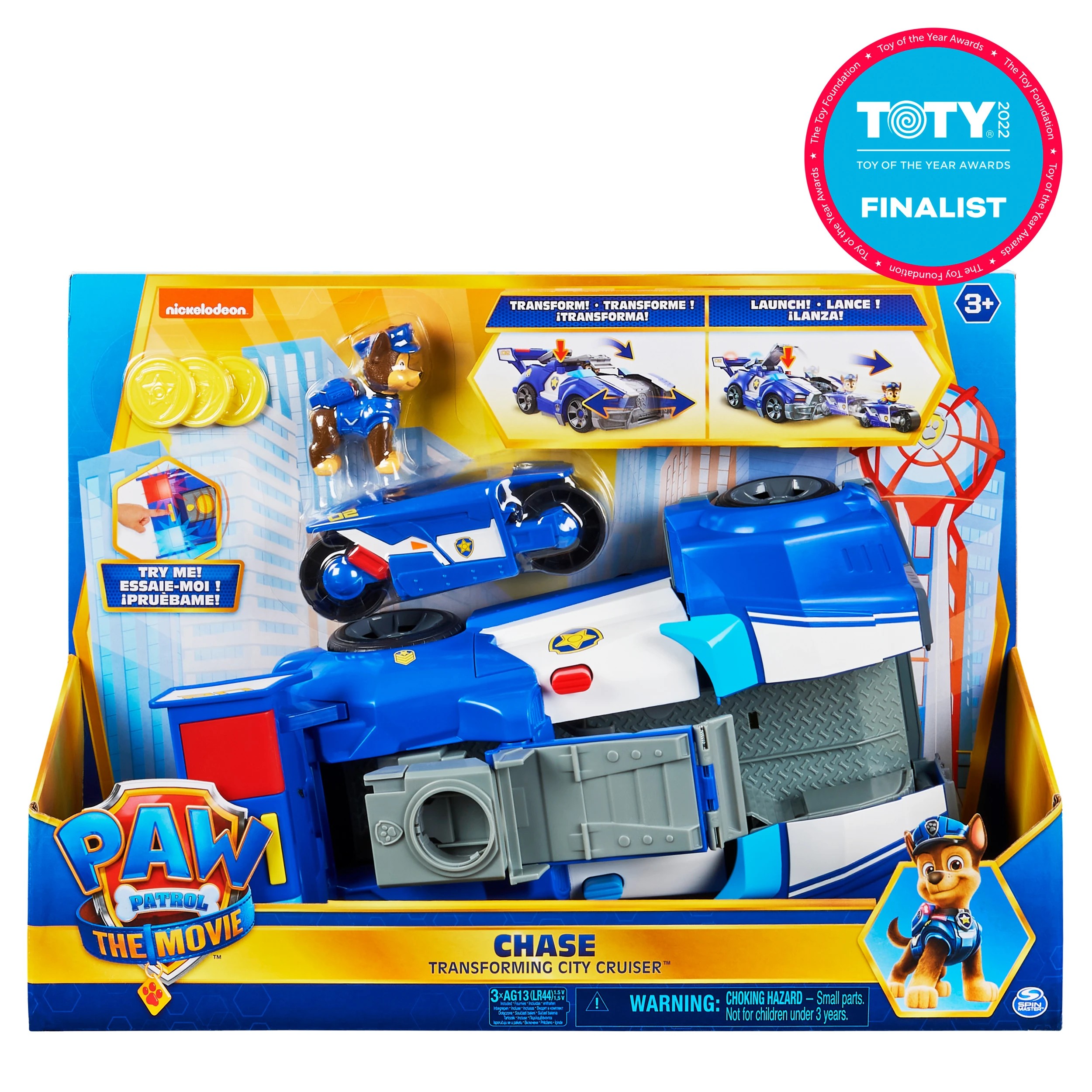 1 PAW Patrol Chase Transforming Vehicle, 1 of 6