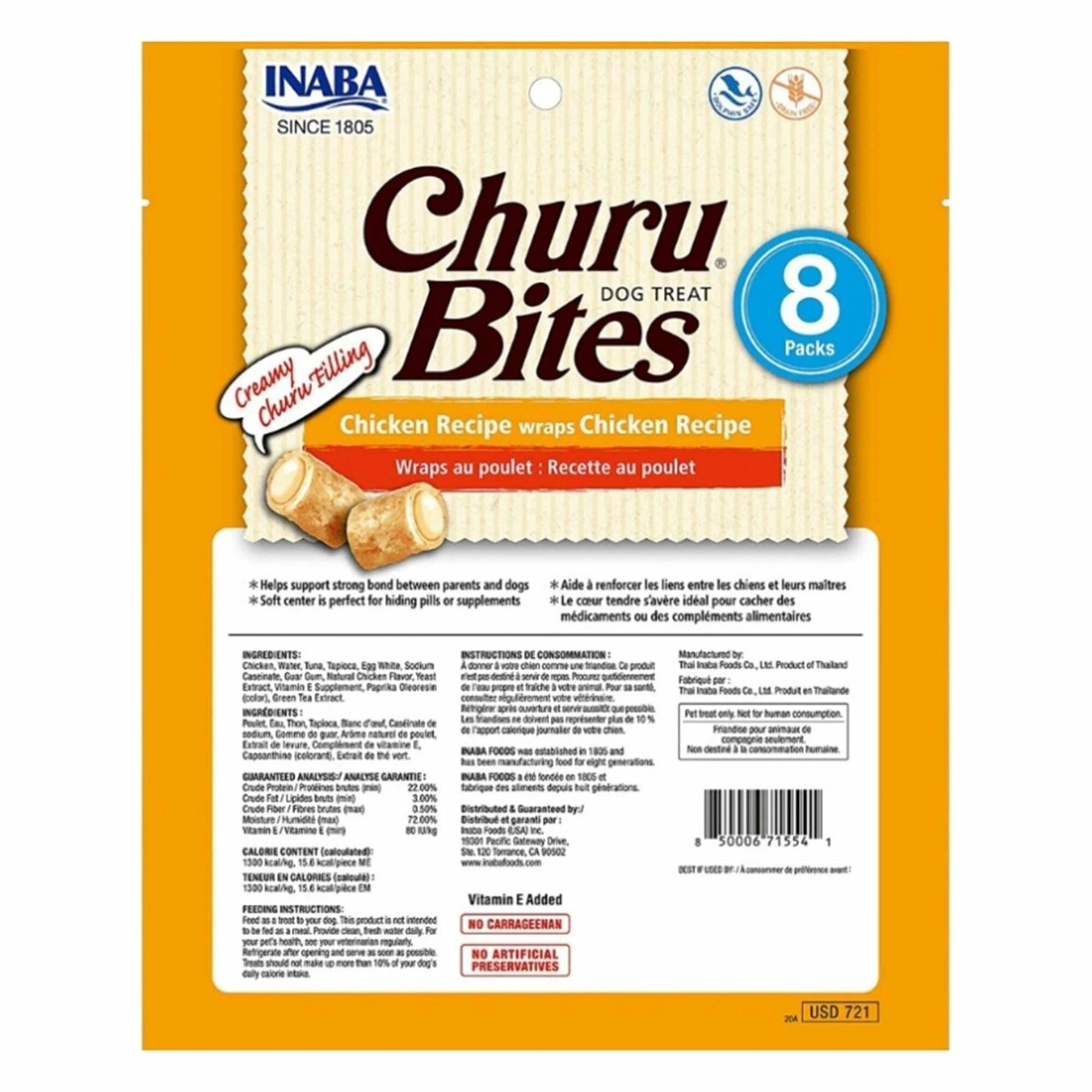 2 Inaba Dog Churu Bites Joint Support Chicken 30g, 2 of 2