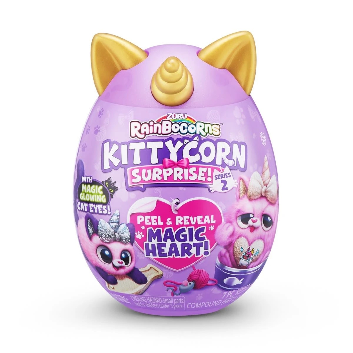 6 Zuru Rainbocorns Kittycorn Surprise! Series 2 Toy - Assorted, 6 of 10