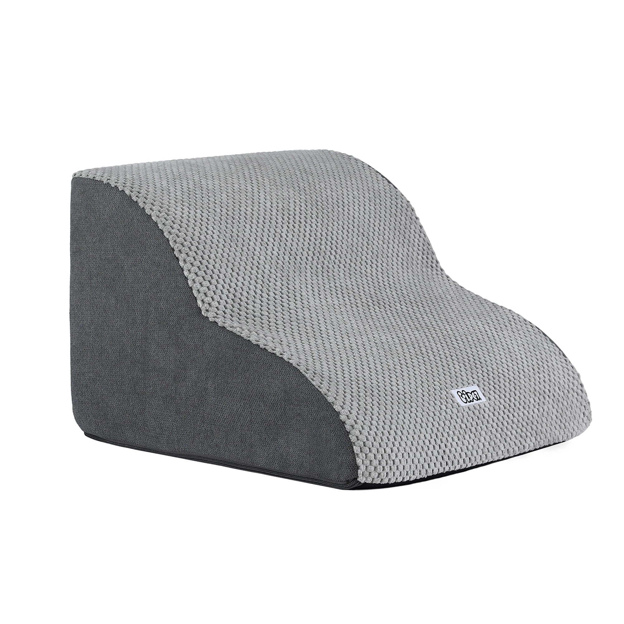 1 i.Pet Dog Ramp 2 Steps For Small Dogs Bed Sofa Car Foam Non-Slip Pet Cat - Grey, 1 of 5