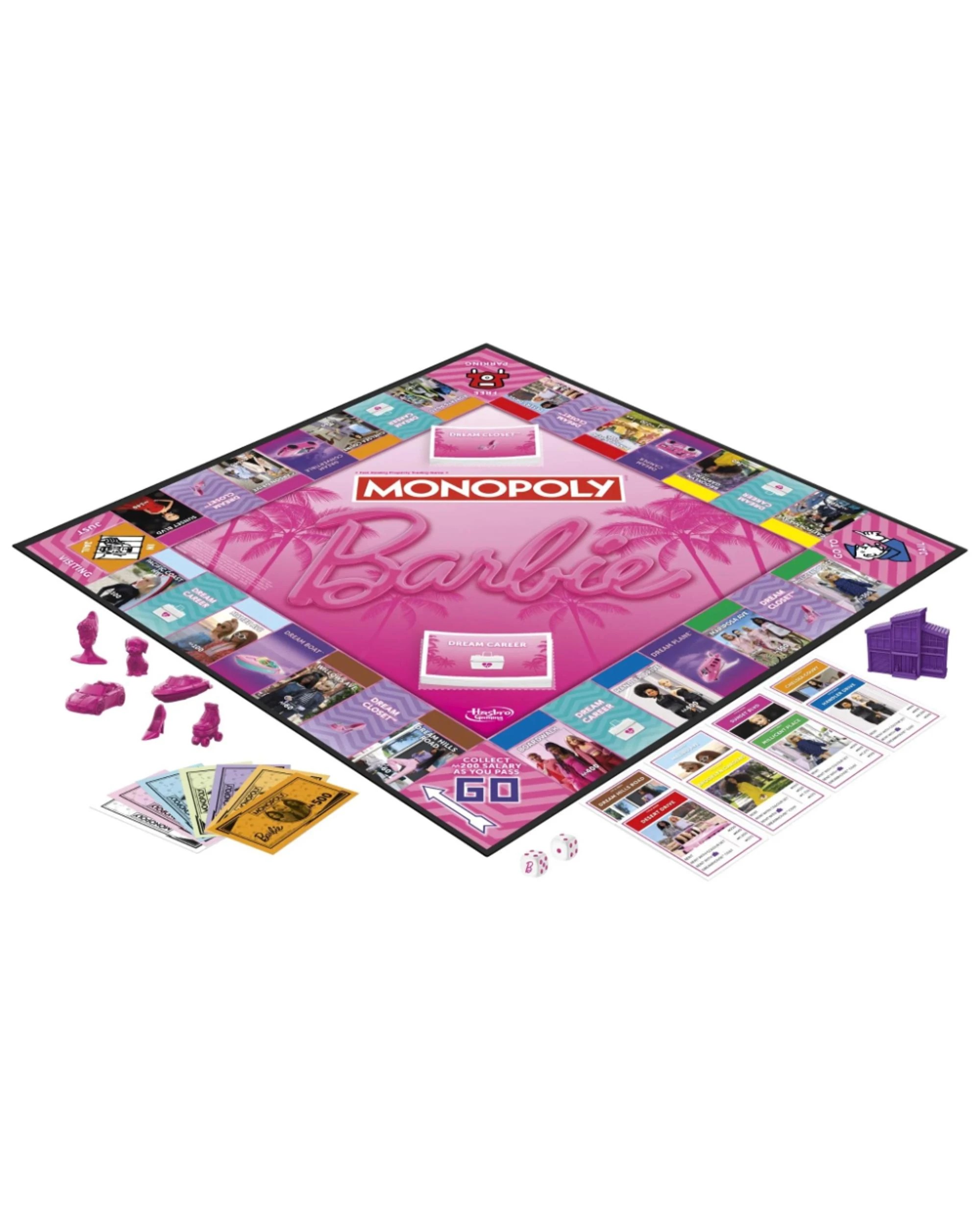 6 Monopoly Barbie Edition Board Game, 6 of 7
