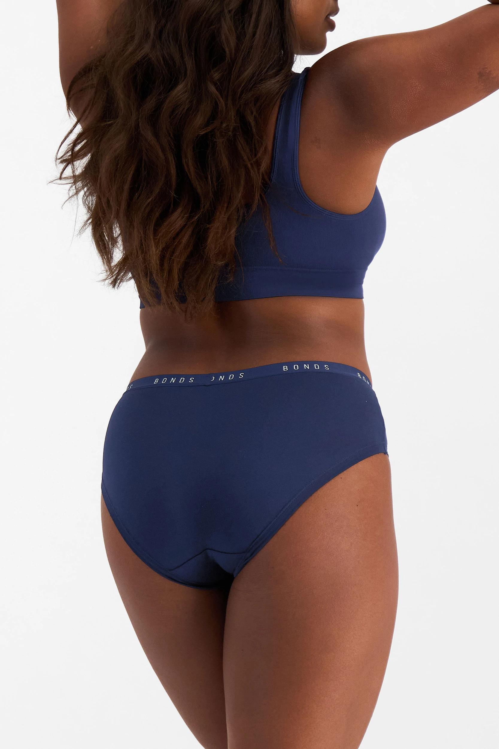 5 Bonds Cottontails 3 Pack Midi Briefs 70K VINTAGE BLOOM/WILDEST DREAMS/BLACK SEA, 5 of 10