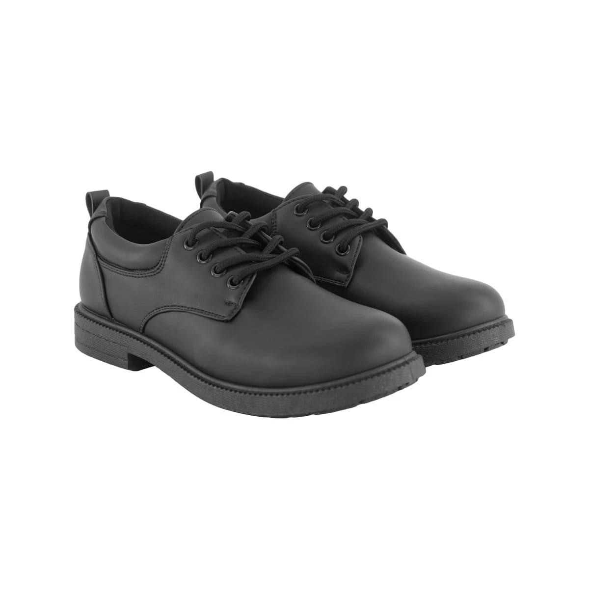 5 Senior Lace-Up School Shoes Black, 5 of 6