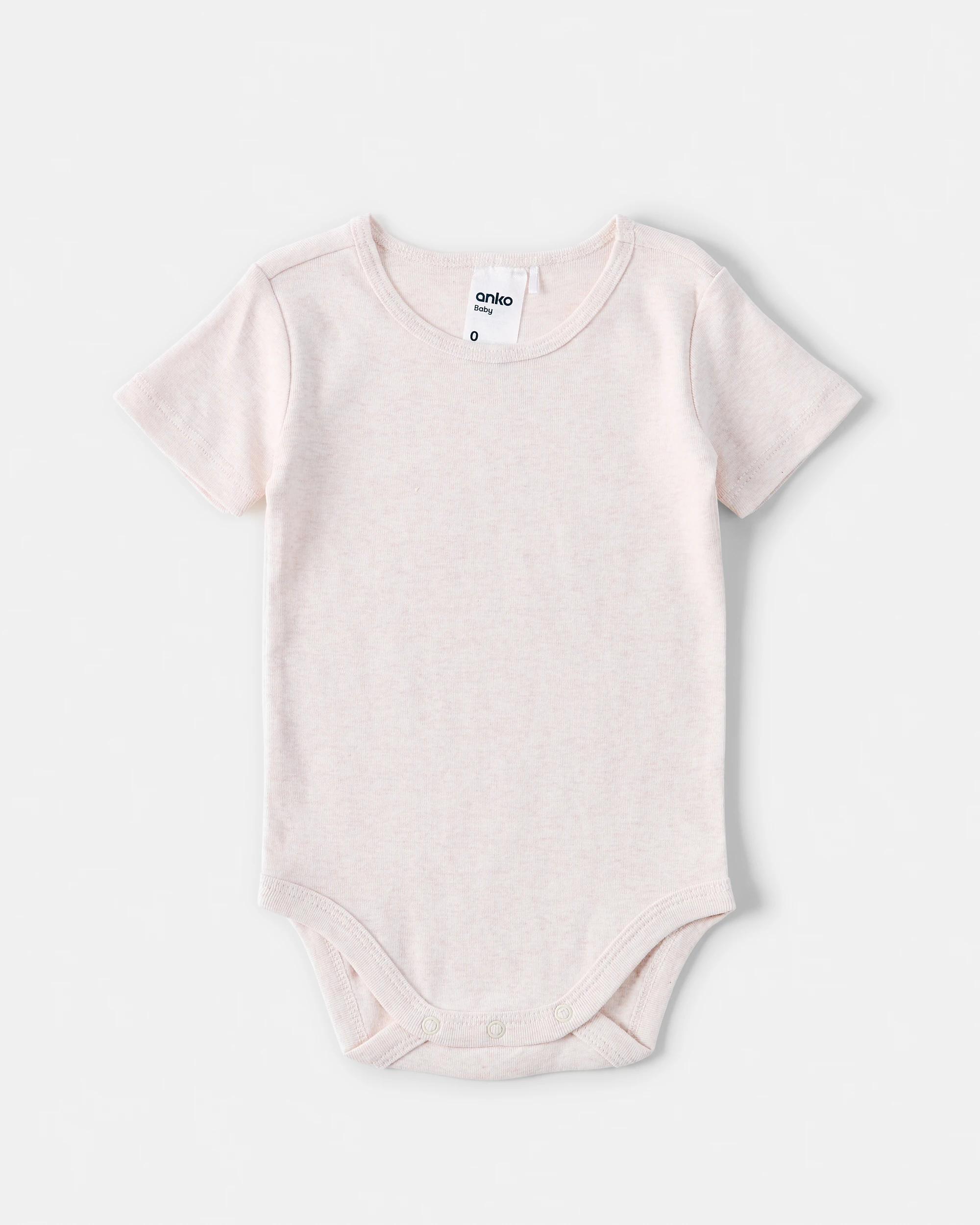 3 2 Pack Short Sleeve Bodysuits Pnk Pck, 3 of 6