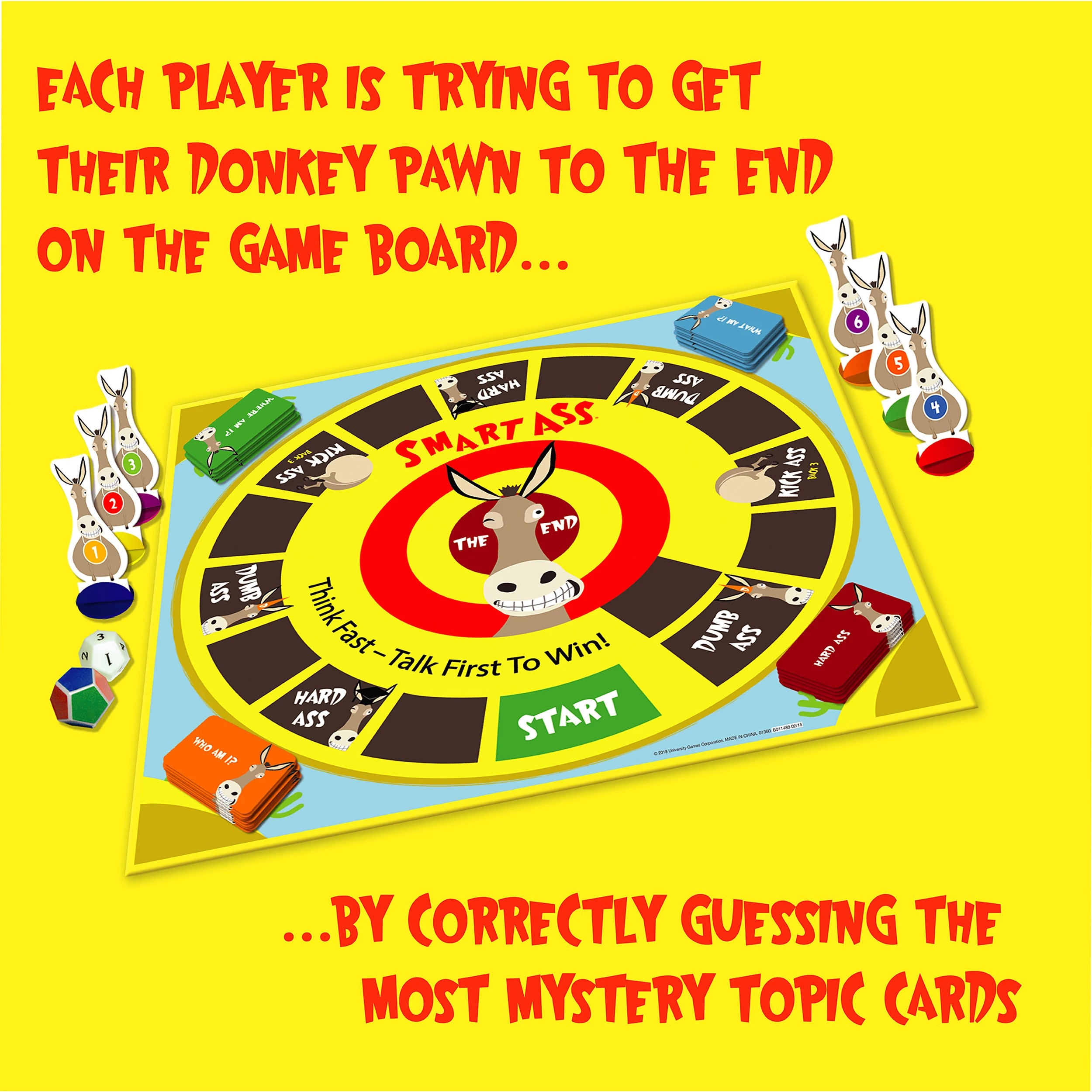 2 University Games Smart Ass Game, 2 of 9