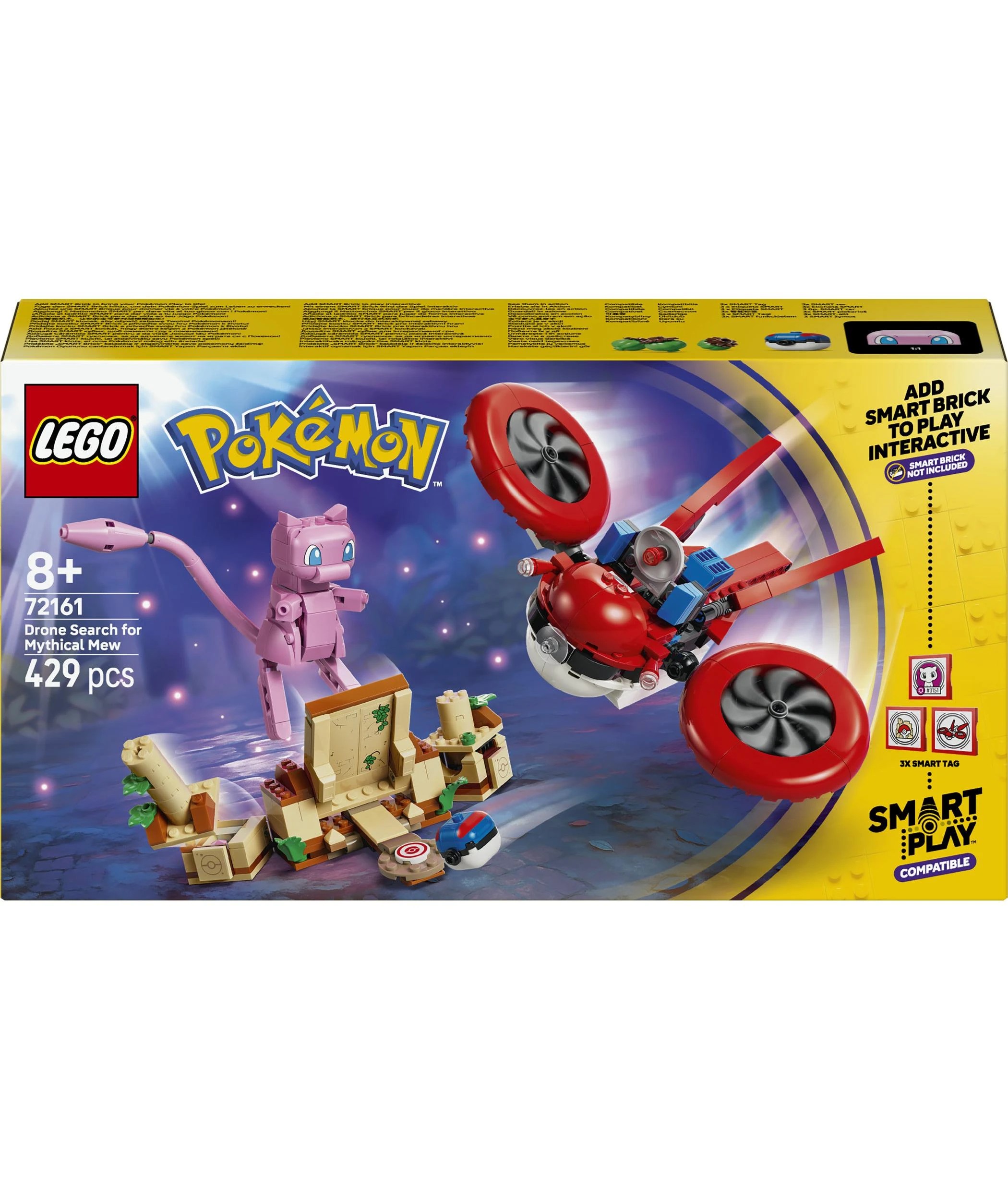 1 LEGO Pokemon SMART Play: Drone Search for Mythical Mew 72161, 1 of 11