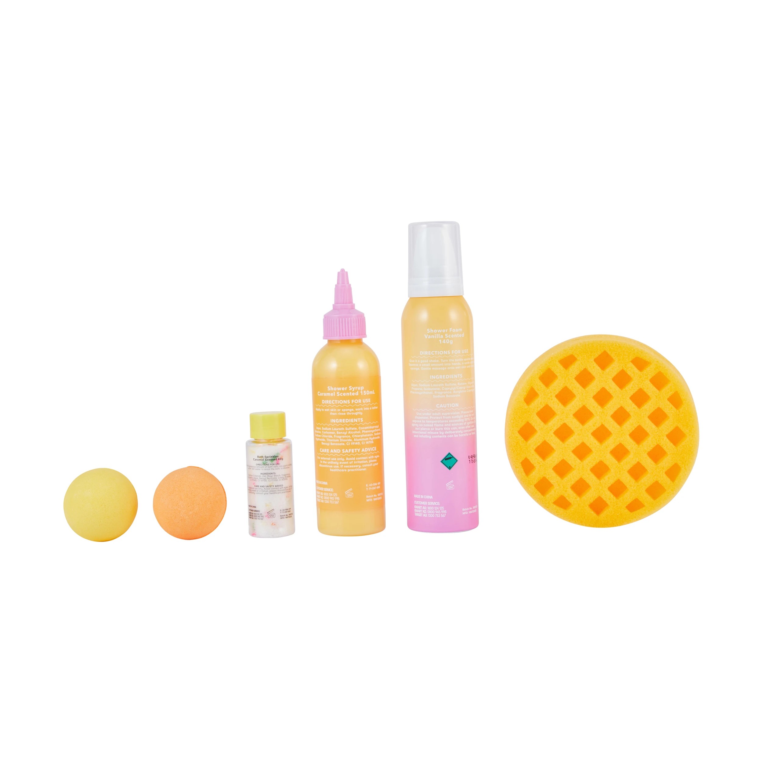 3 OXX Bodycare Waffles Whipped Shower Foam Set - Caramel and Vanilla Scented, 3 of 9