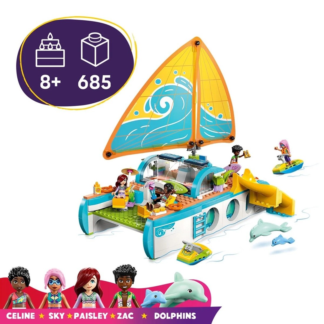 9 LEGO Friends Travel Boat Adventure 42664, 9 of 10