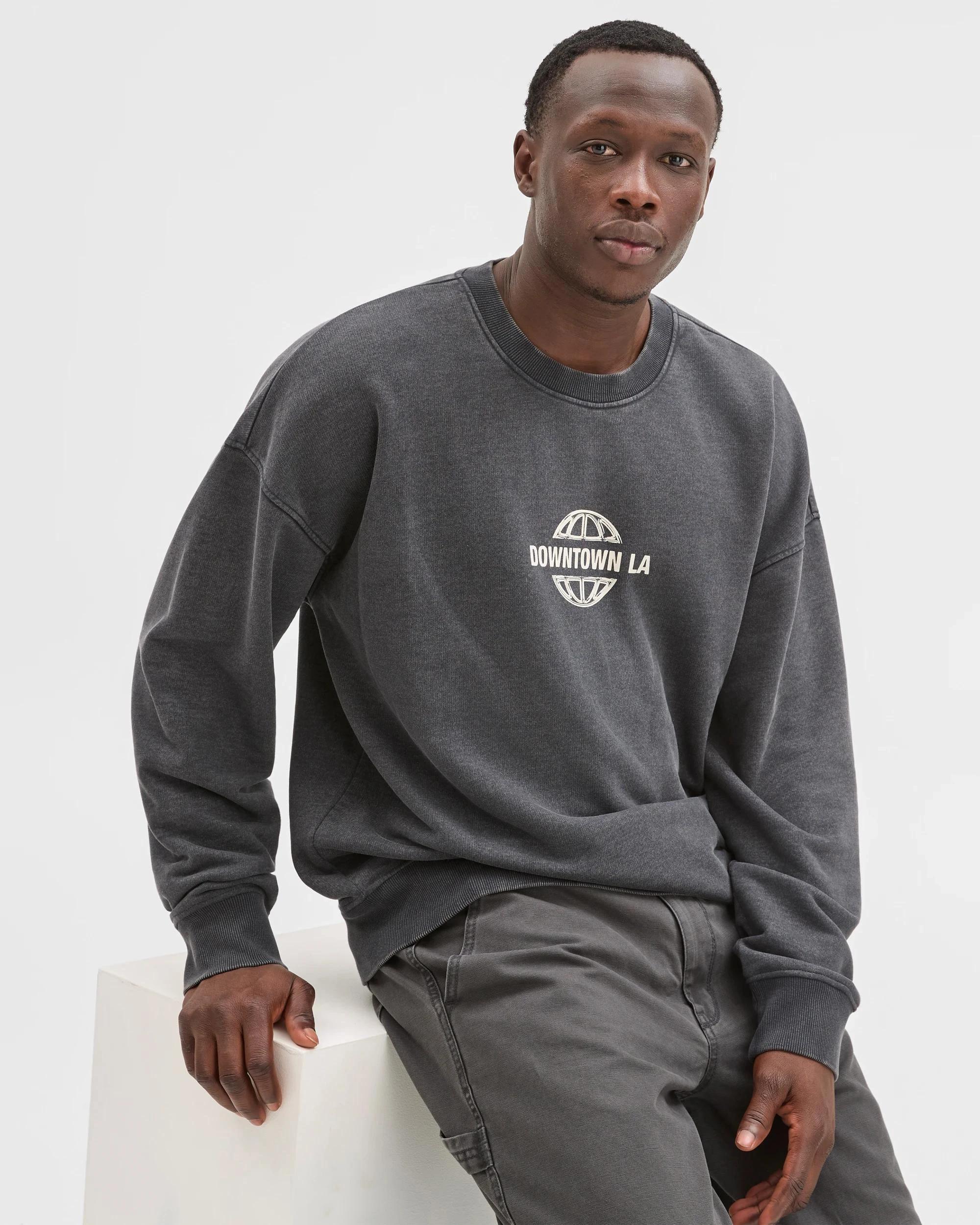 1 Target Commons Australian Cotton Blend Heavyweight Jumper BLACK, 1 of 7