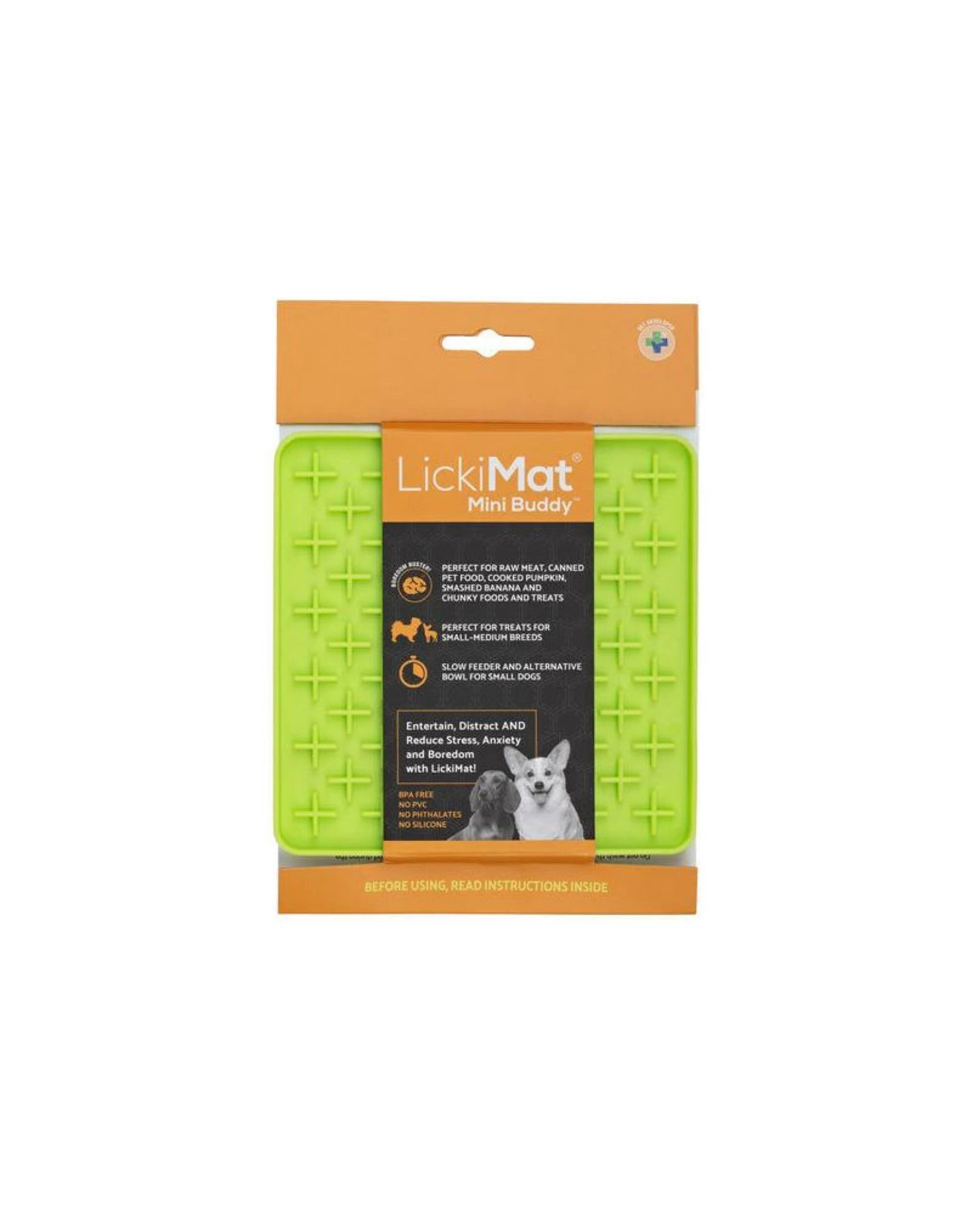 1 Lickimat Dog Feeder Mini Buddy Green, 1 of 1