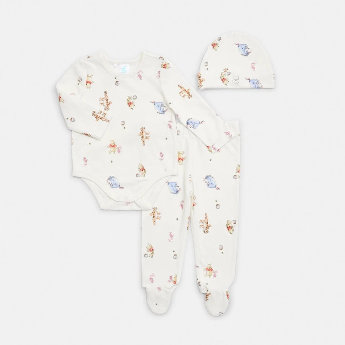 1 3 Piece Winnie The Pooh License Starter Set BEIGE WINNIE, 1 of 8
