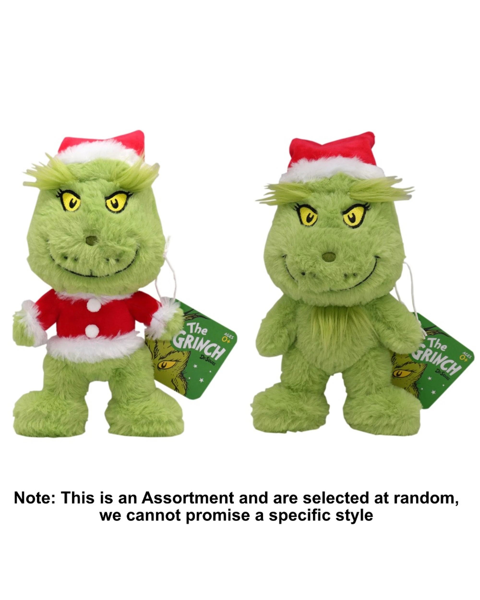 2 Dr Seuss The Grinch 8 inch Plush Assorted, 2 of 2