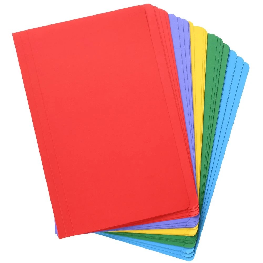 4 J.Burrows Foolscap Manila Folder Assorted 25 Pack, 4 of 4