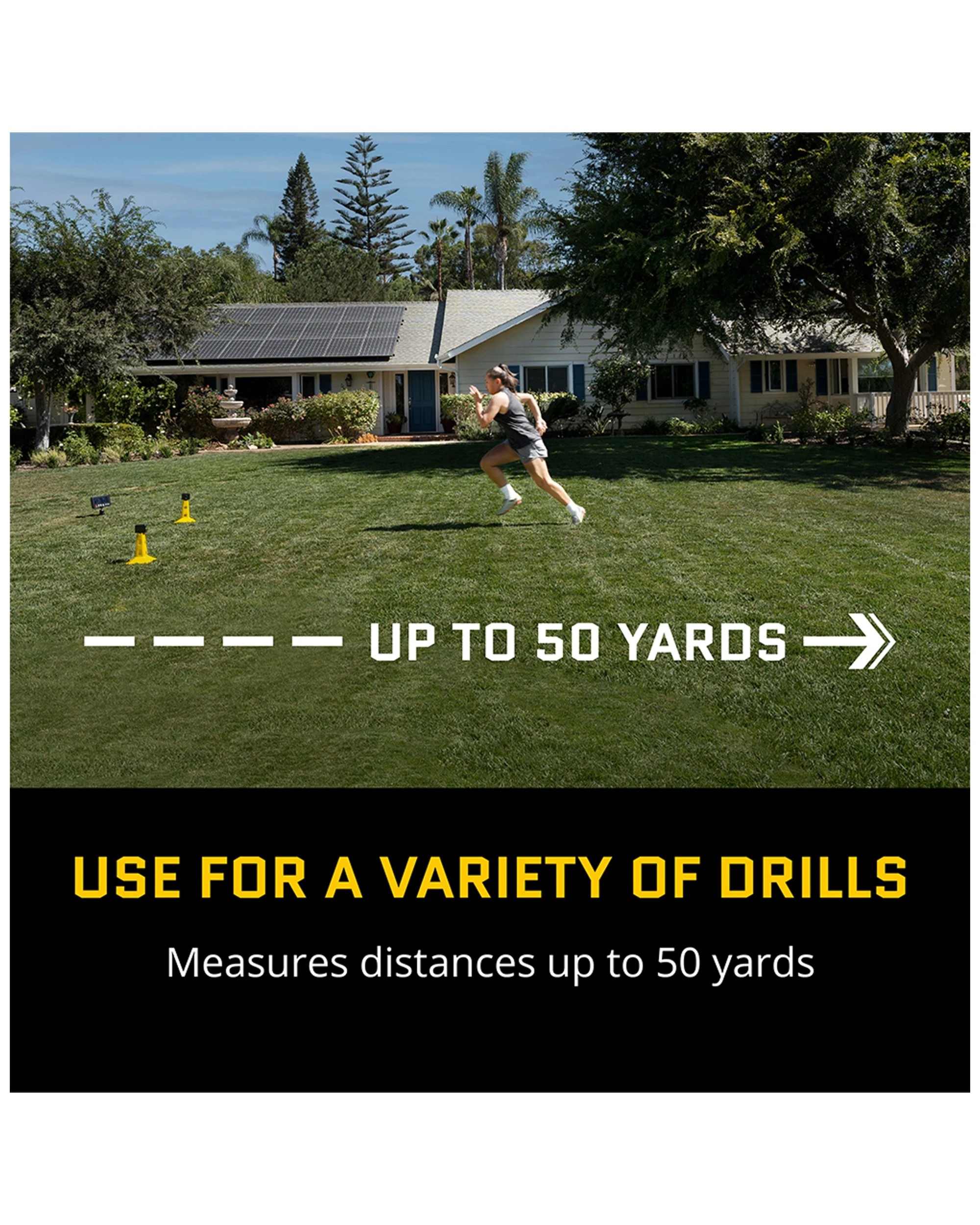 9 SKLZ 50 Yard Run Speed Gate Outdoor Training Timer With 4 Sensors And Cones, 9 of 9