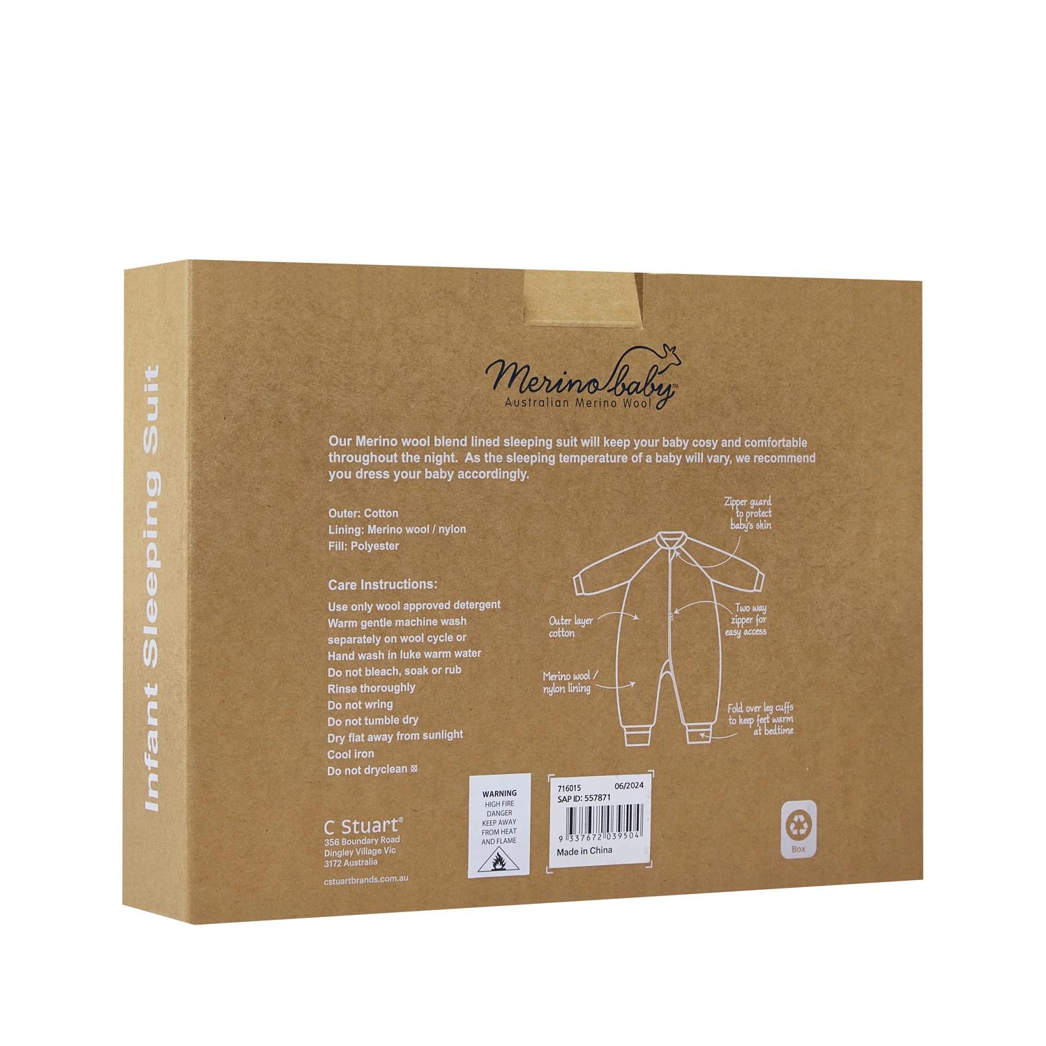 8 Merino Baby Australian Merino Wool Merino Blanket Sleeper Pinkmarle PINK MARLE, 8 of 9