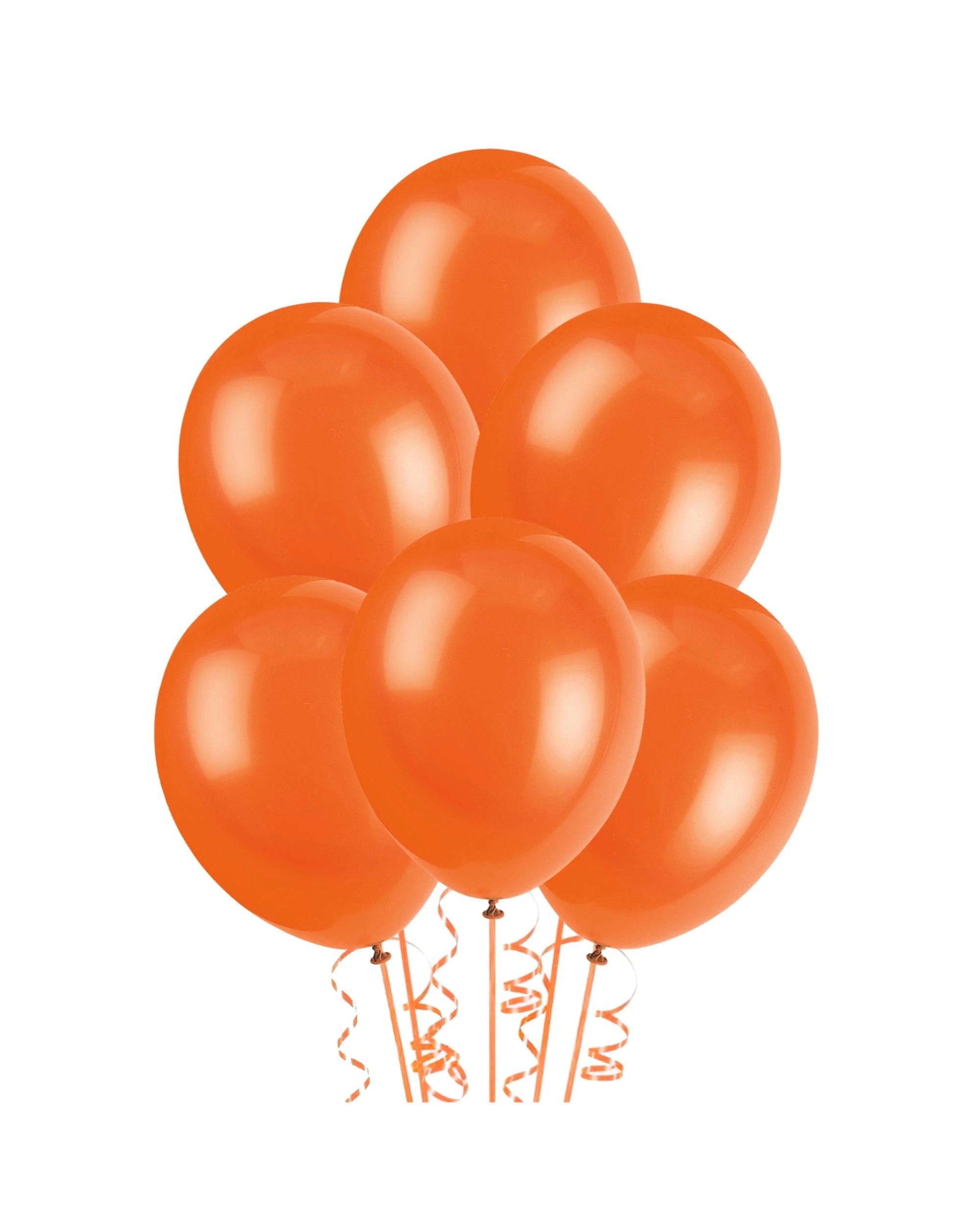 1 Alpen Party Balloons 25cm Pack of 15 - Orange, 1 of 1