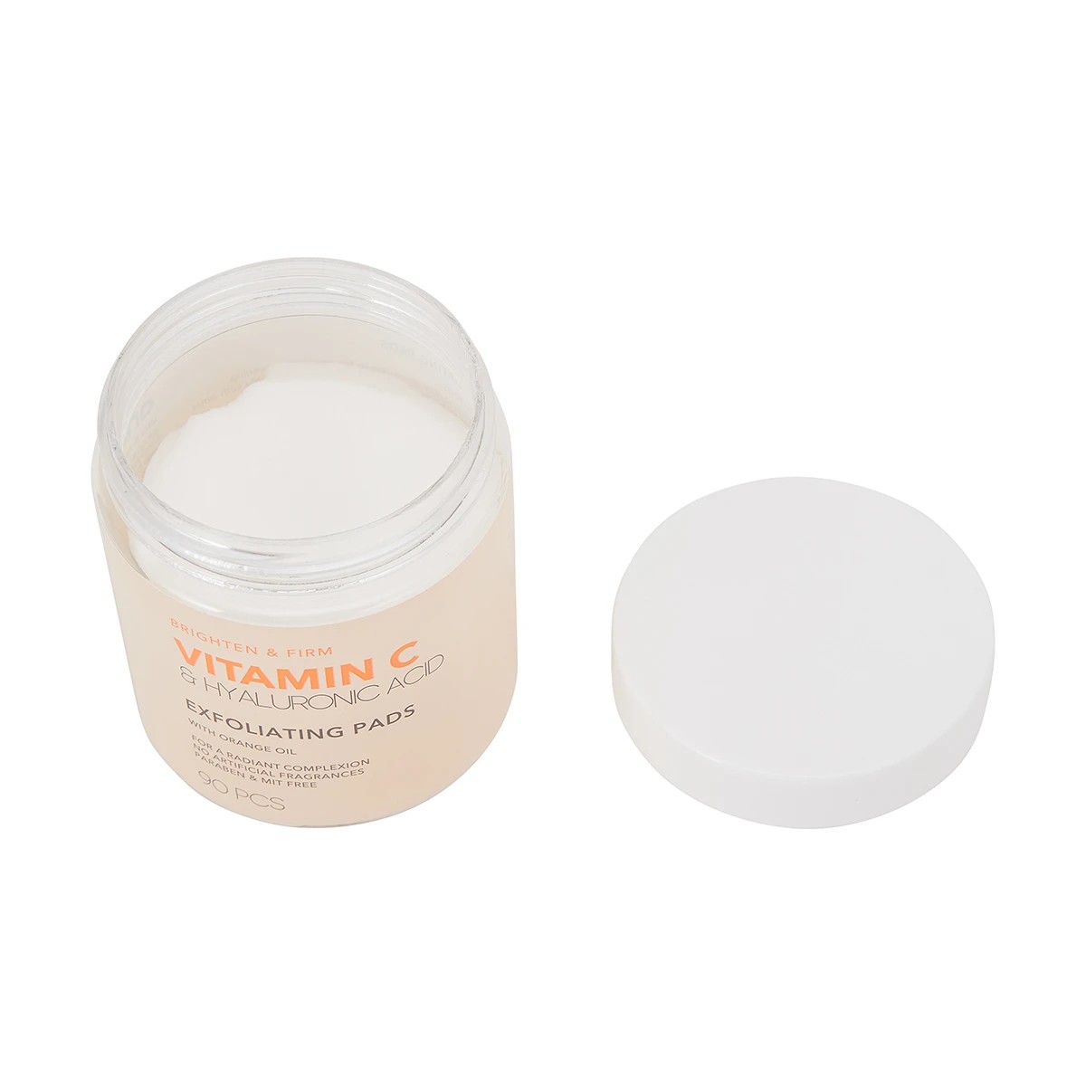4 90 Piece Vitamin C and Hyaluronic Acid Exfoliating Pads, 4 of 6