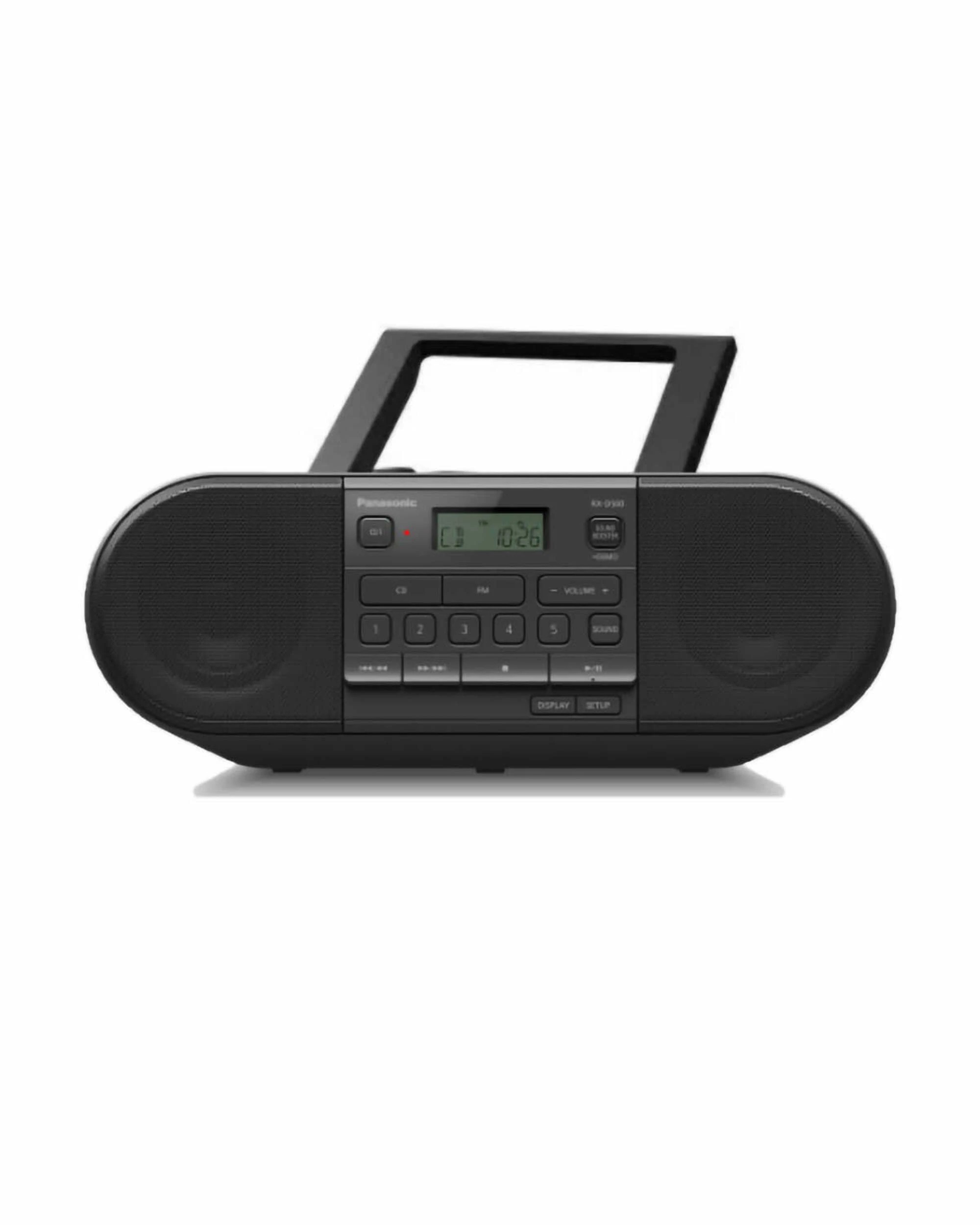 1 Panasonic CD FM Radio Player - Black - BLACK, 1 of 1