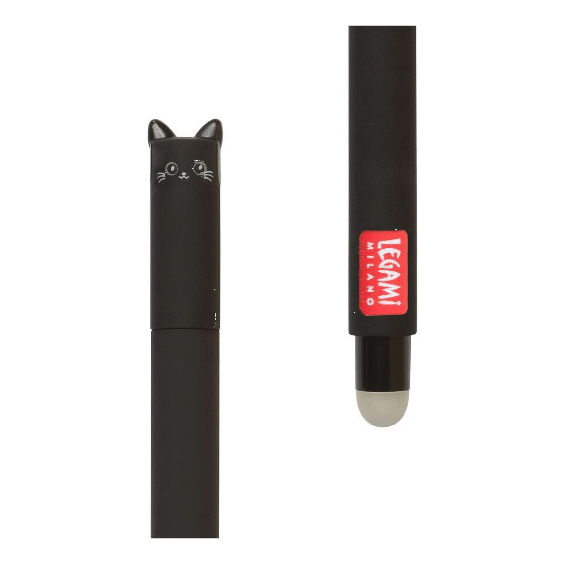 3 Legami Erasable Gel Pen Cat Black, 3 of 5