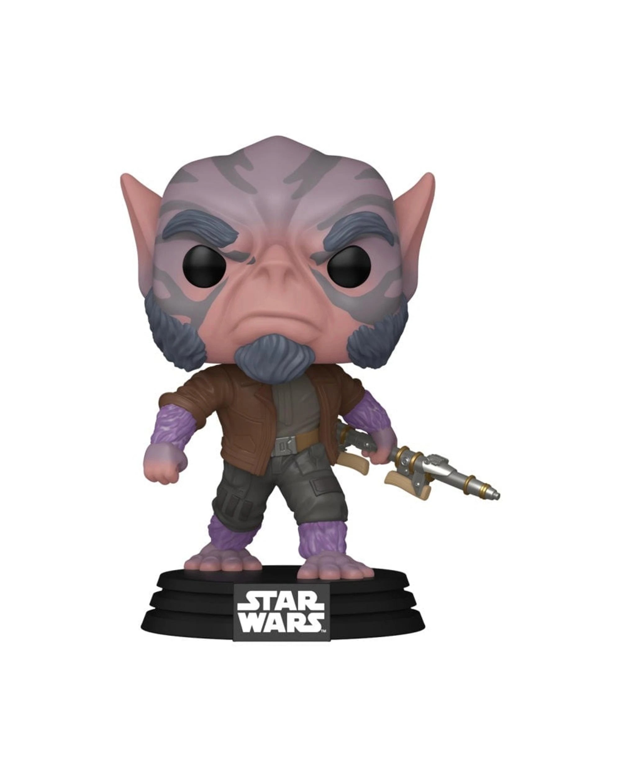2 Star Wars The Mandalorian and Grogu: Zeb Orrelios Bobblehead Funko POP! Vinyl, 2 of 3