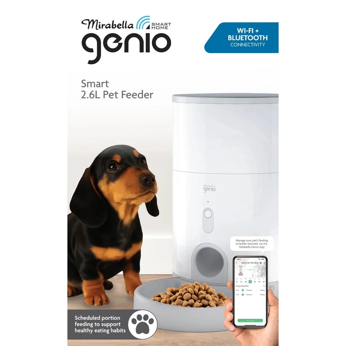 1 2.6L Mirabella Genio Smart Pet Feeder, 1 of 6