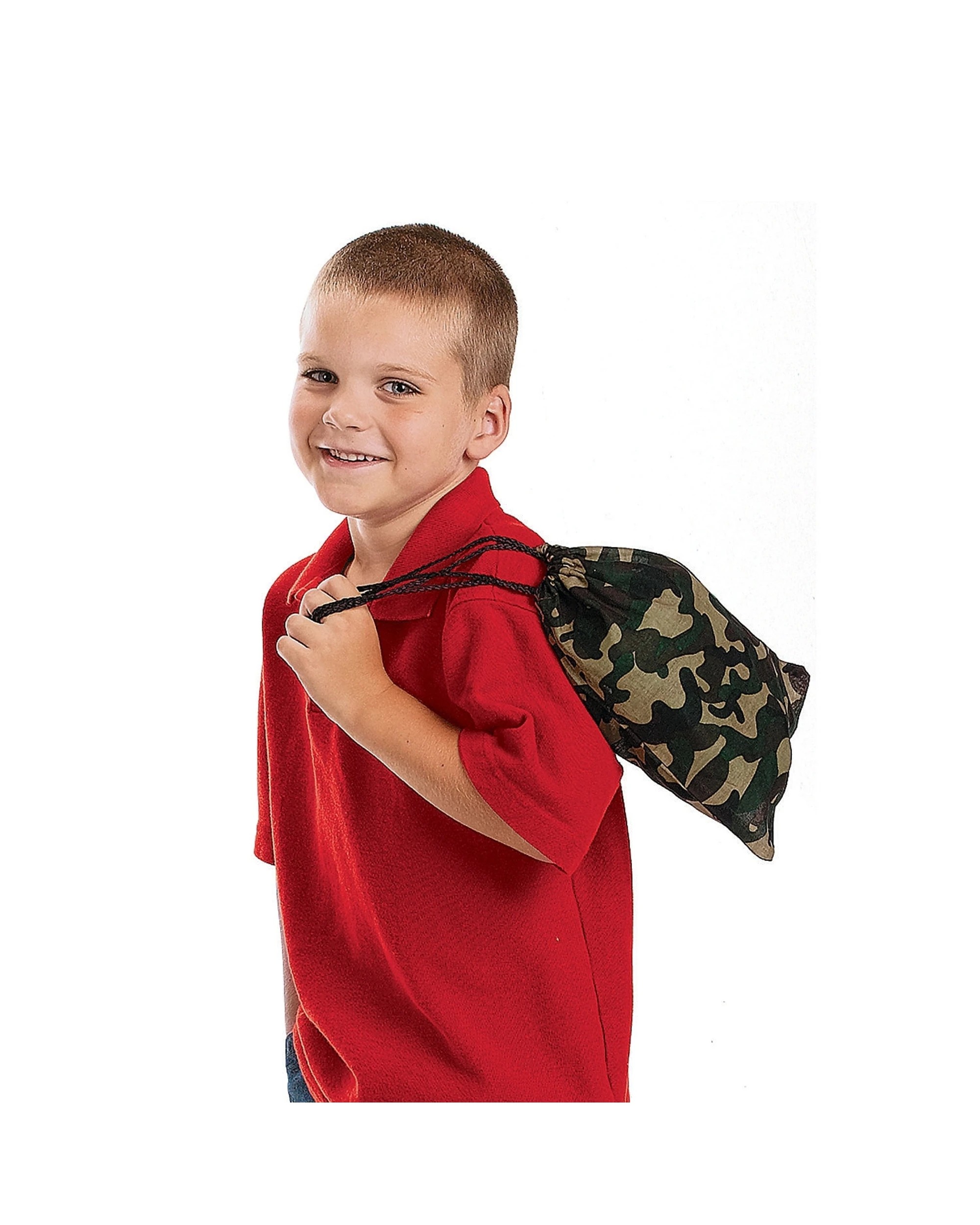 2 Partyrama Camouflage Drawstring Bags Pack of 12, 2 of 2